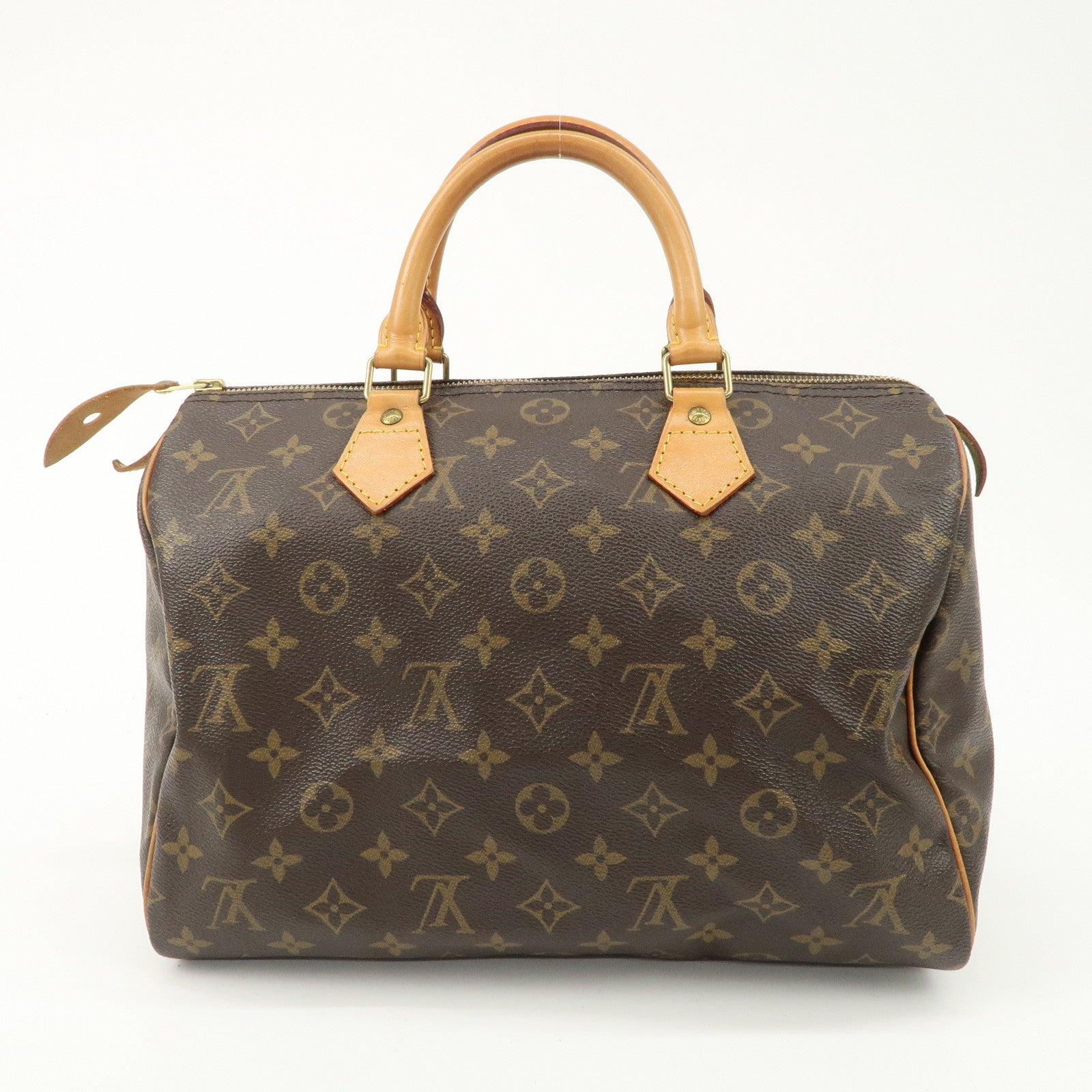 Louis Vuitton Monogram Speedy 30 Hand Bag Boston Bag M41526 Used