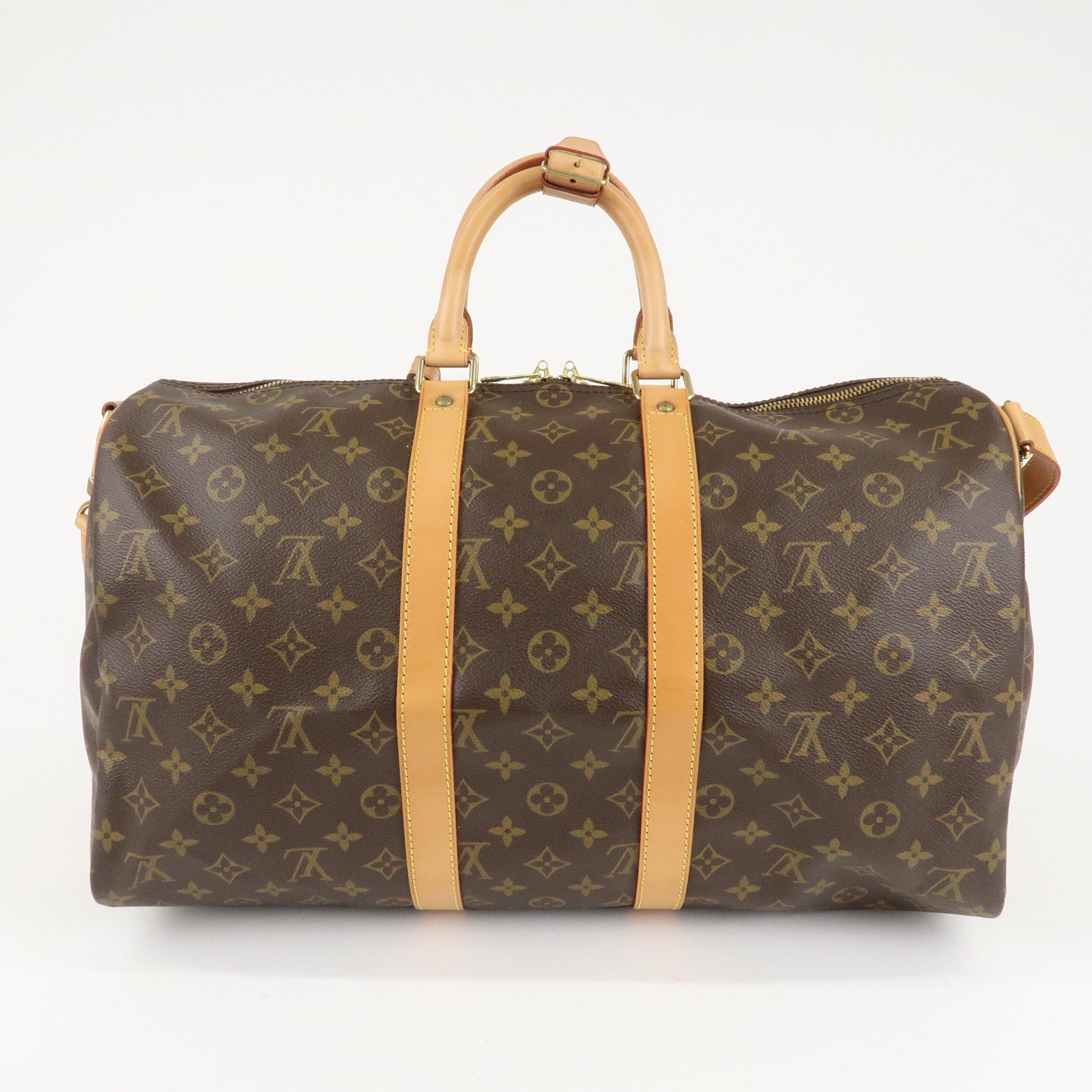 Louis Vuitton Monogram Keep All Bandouliere 45 Boston Bag M41418 Used