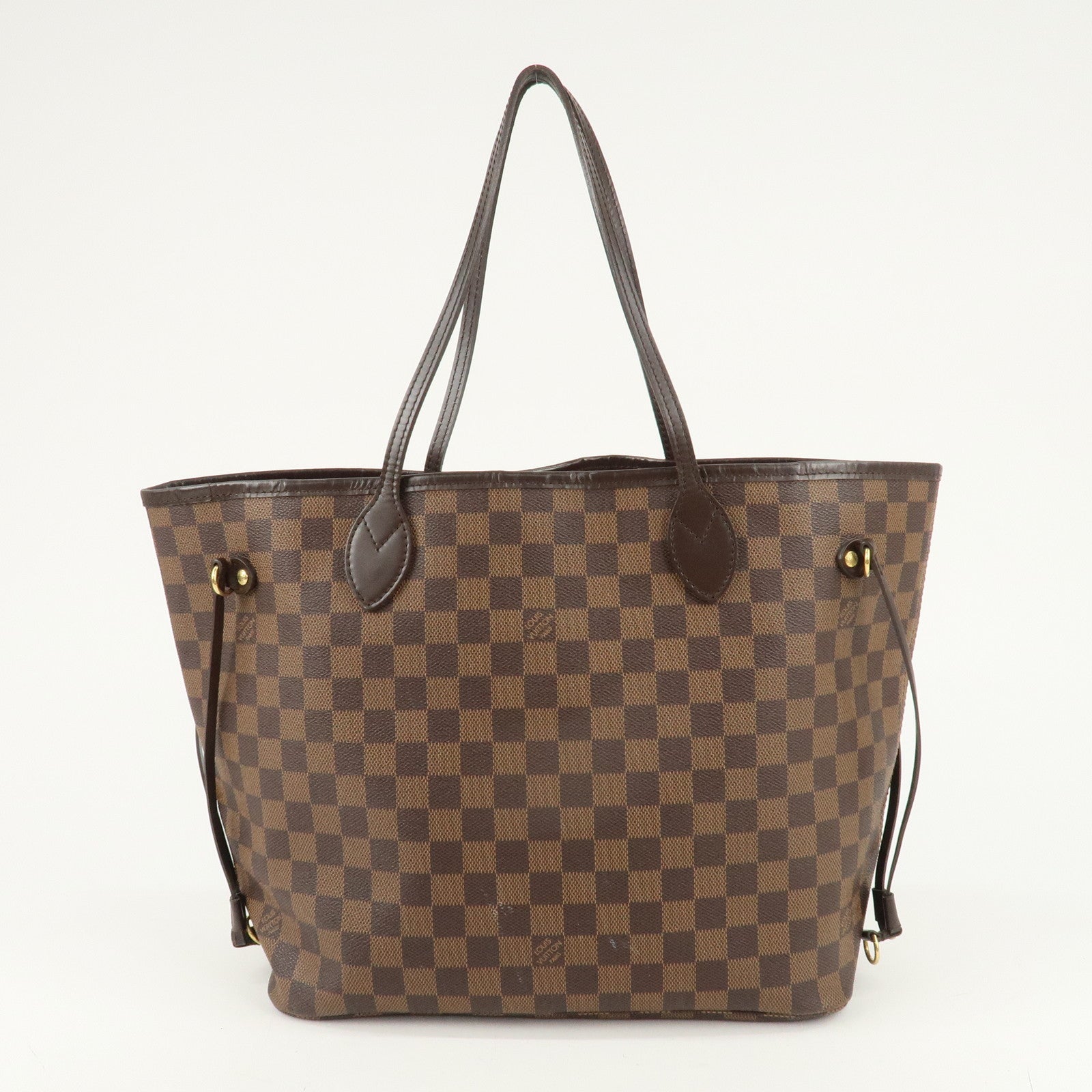 Louis Vuitton Damier Neverfull MM Tote Bag Hand Bag N51105 Used