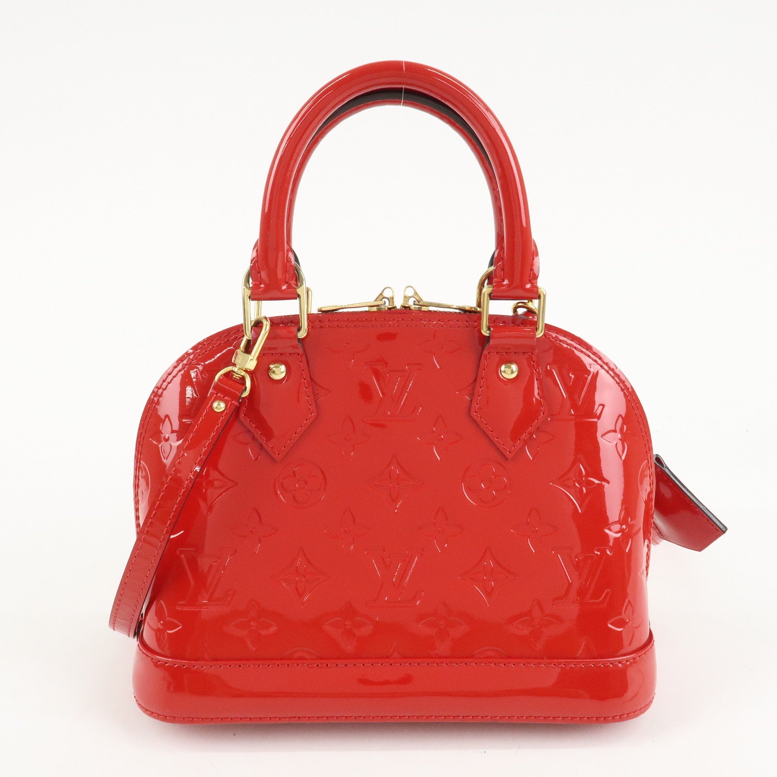 Louis Vuitton Monogram Vernis Alma BB 2Way Shoulder Bag M90174 Used