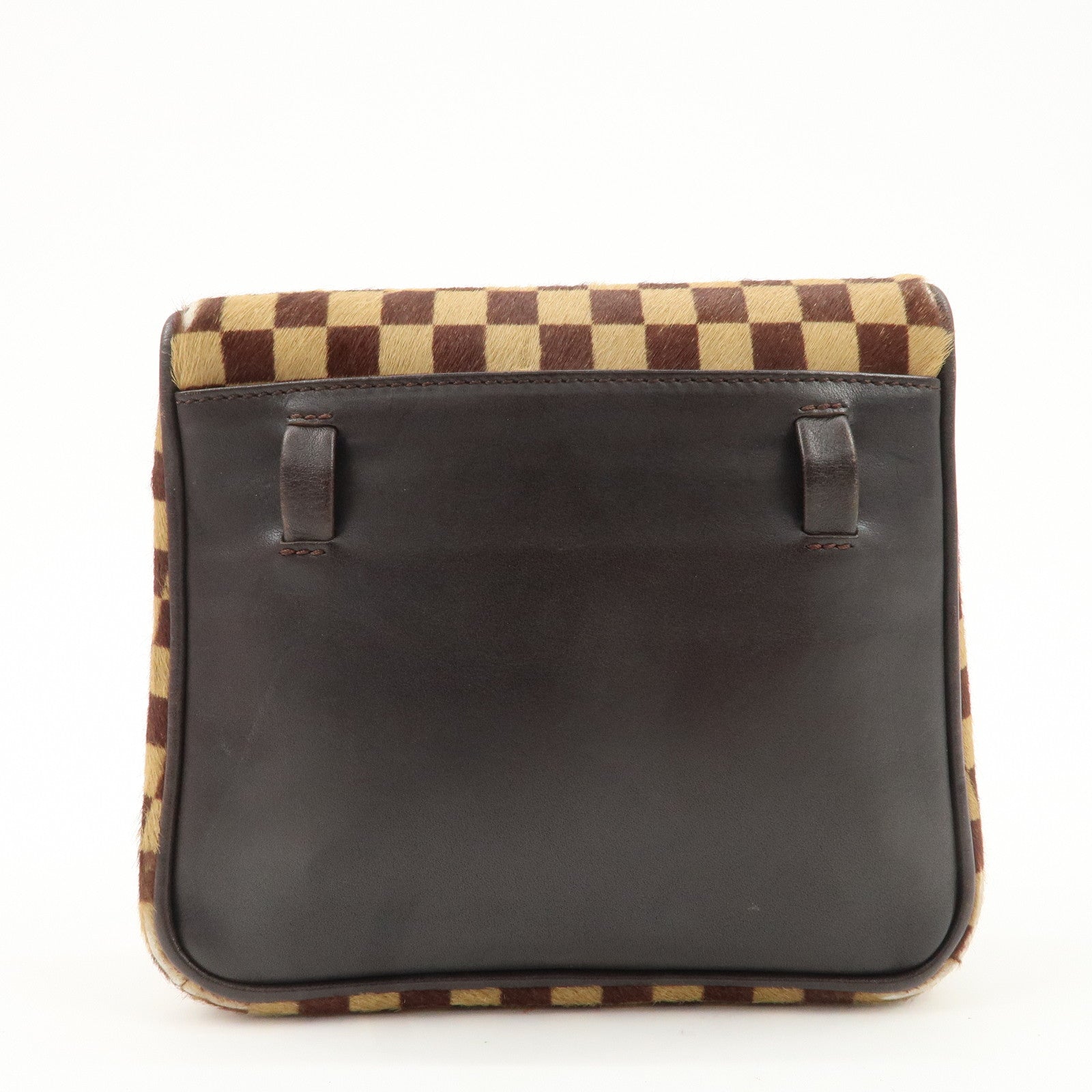 Louis Vuitton Damier Sauvage Gazelle Beige Shoulder Bag M92130 Used