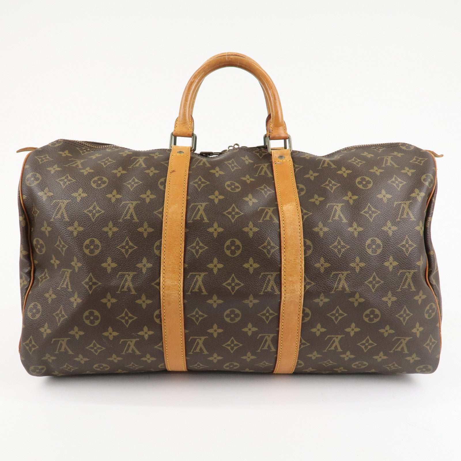 Louis Vuitton Monogram Keep All 50 Bag Boston Bag M41426 Used