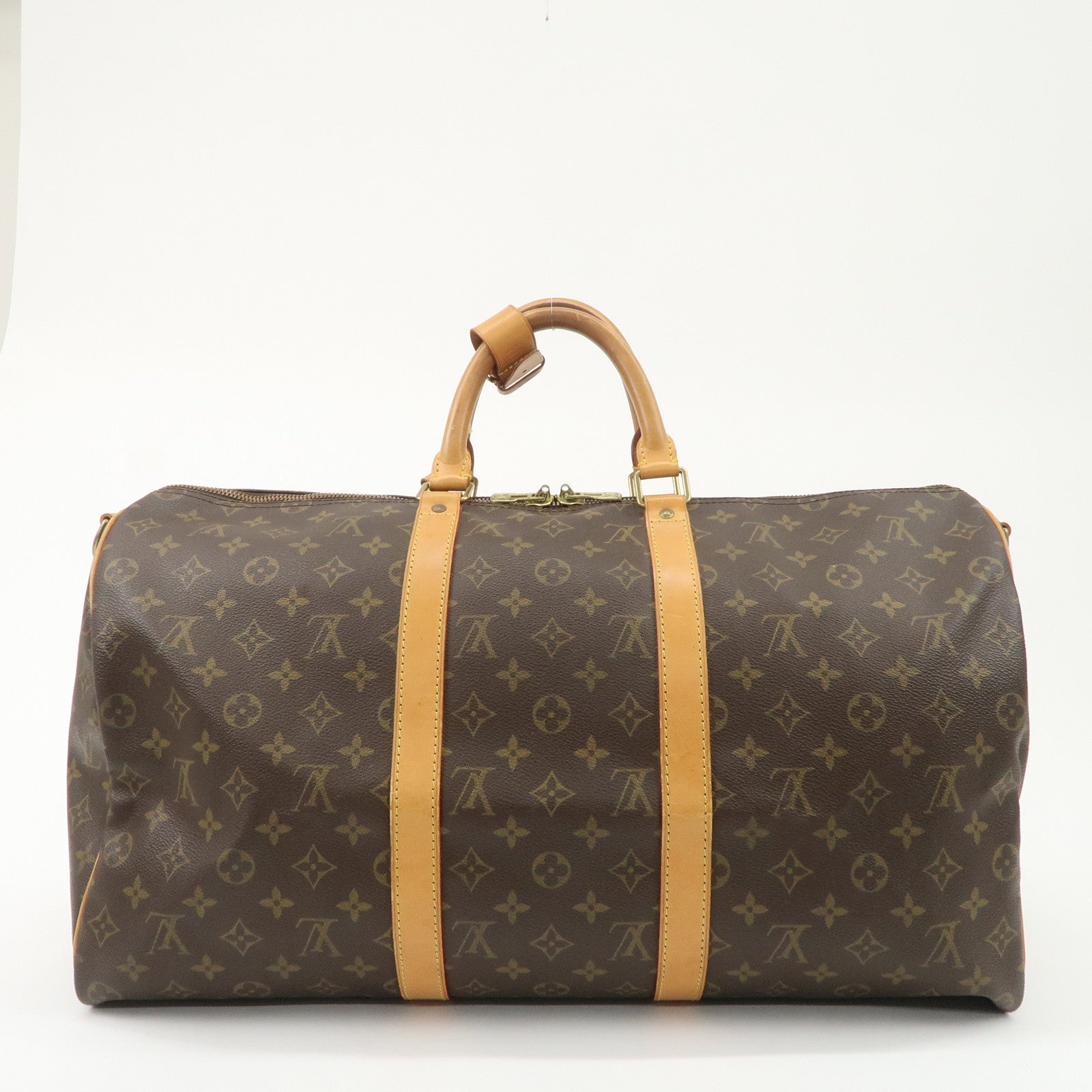 Louis Vuitton Monogram Keep All Bandouliere 50 Boston Bag M41416 Used