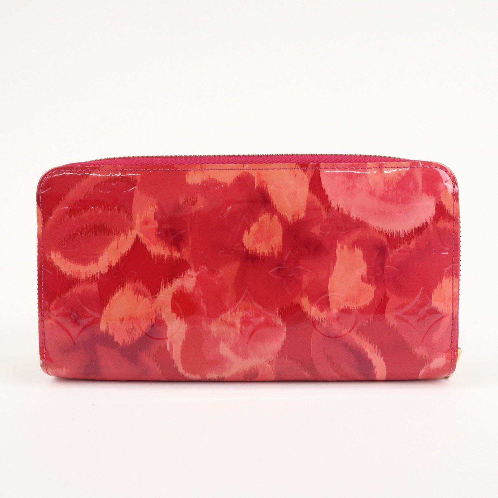 Louis Vuitton Monogram Vernis Ikat Flower Zippy Wallet M90019 Used