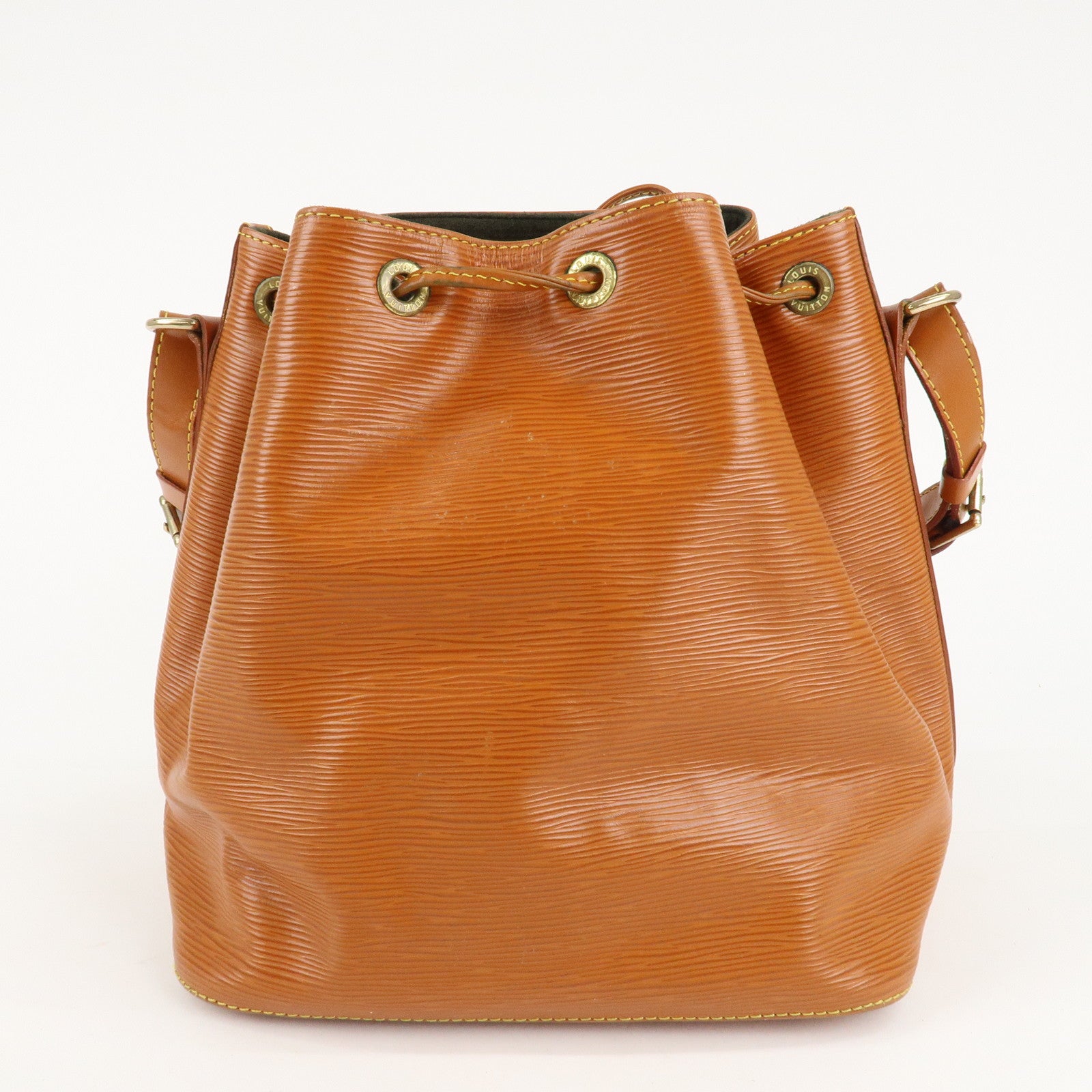 Louis Vuitton Epi Petit Noe Shoulder Bag Zipang Gold M44108 Used
