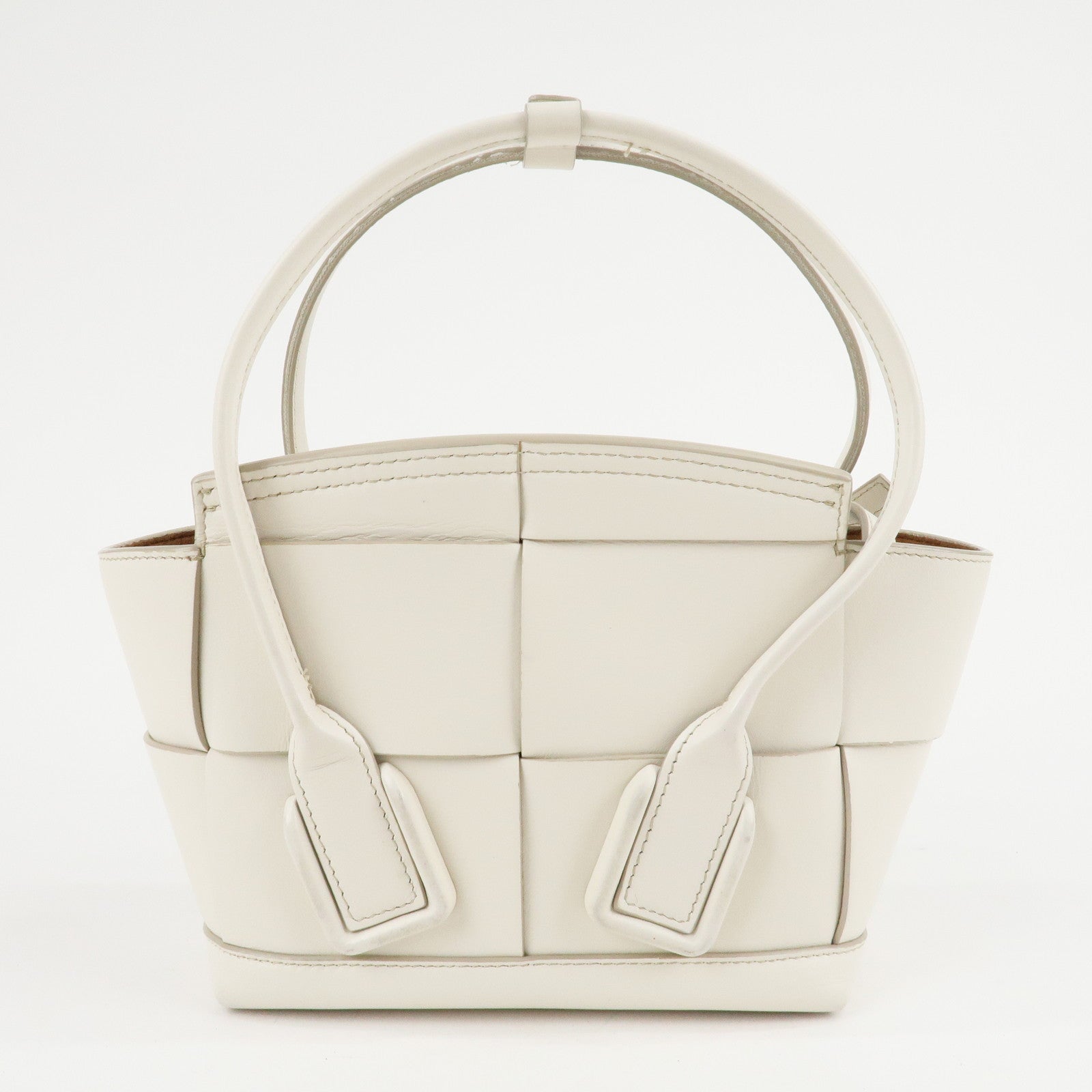 BOTTEGA VENETA Intrecciato Leather Mini The Arco 2Way Bag 600606 Used