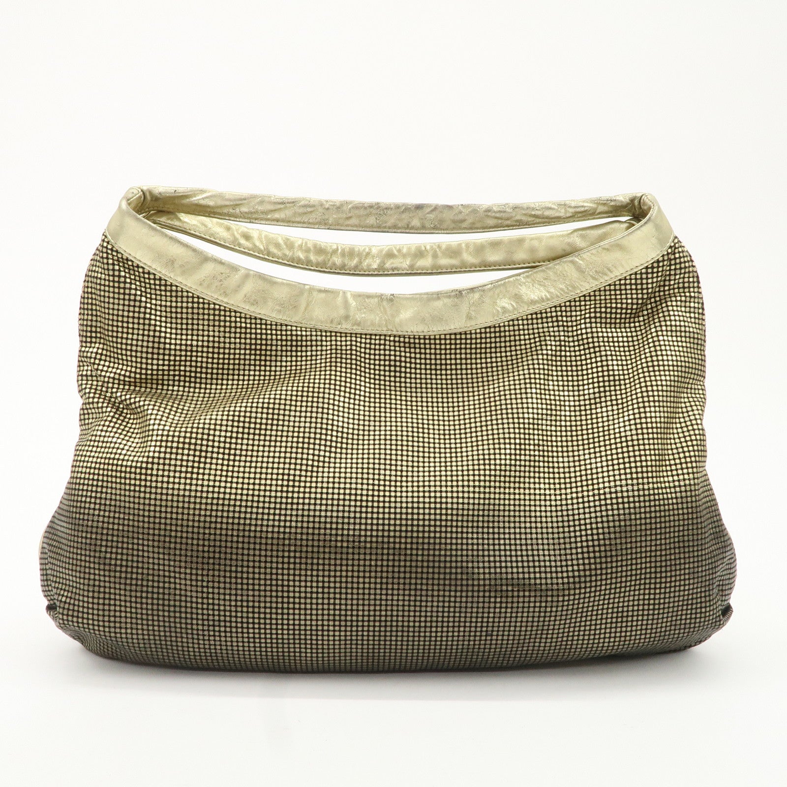 CHANEL COCO Mark Leather Big Gradation Shoulder Bag Used