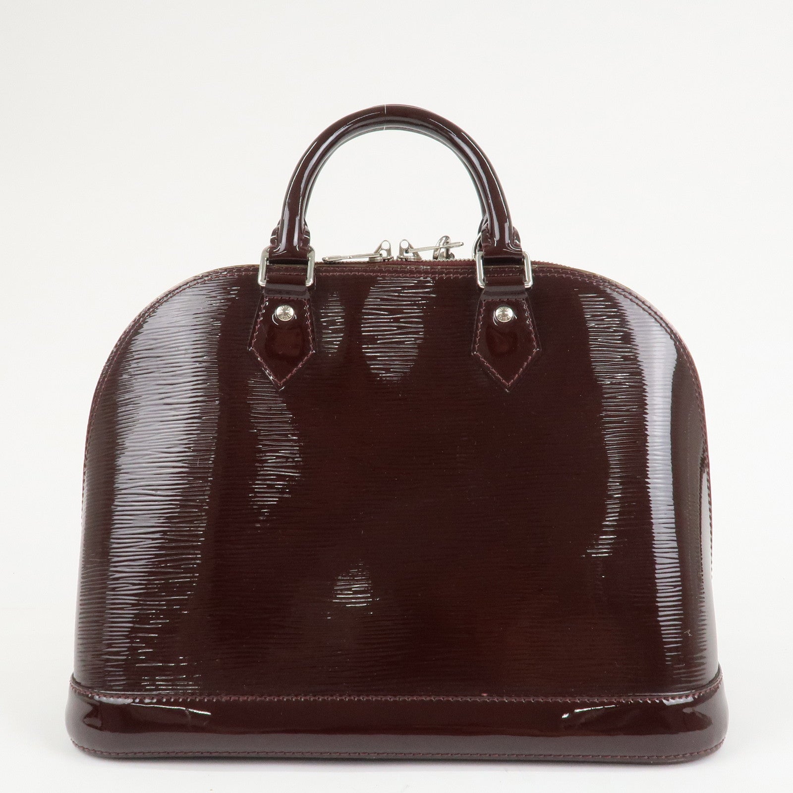 Louis Vuitton Epi Electric Alma PM Hand Bag Prune M40453 Used