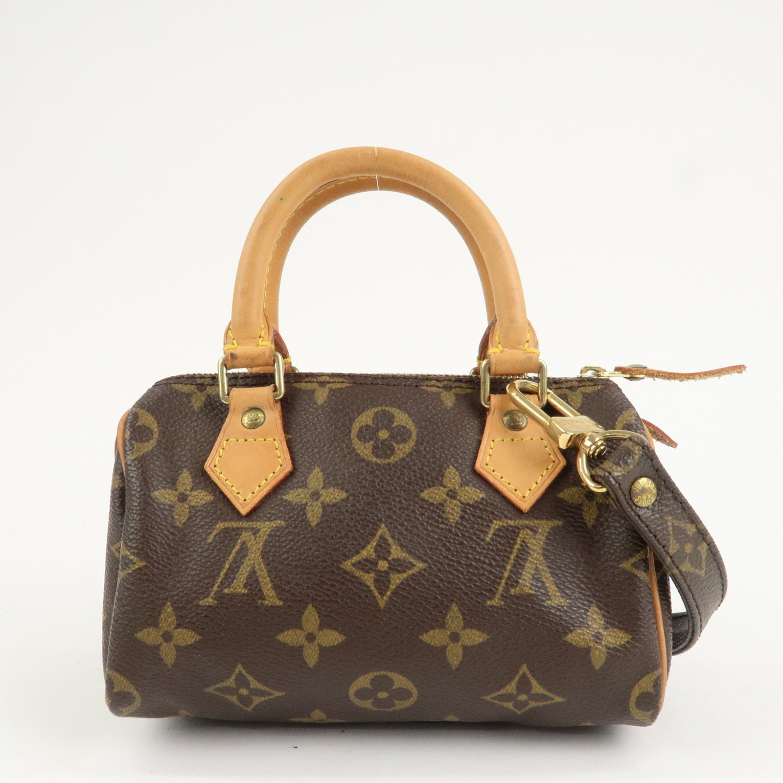Louis Vuitton Monogram Mini Speedy & Strap M41534 J75010 Used