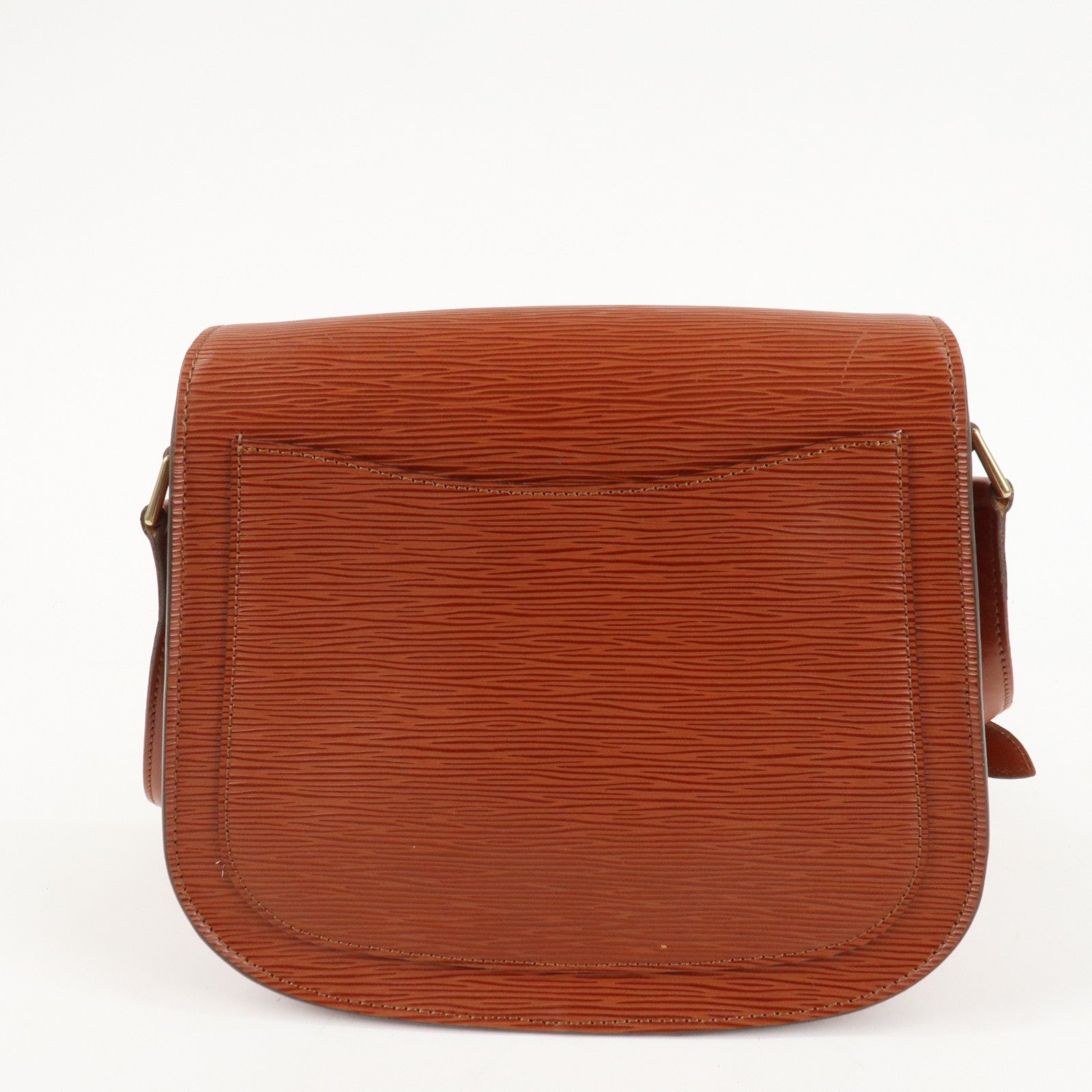 Louis Vuitton Epi Saint Cloud Shoulder Bag Kenya Brown M52193 Used