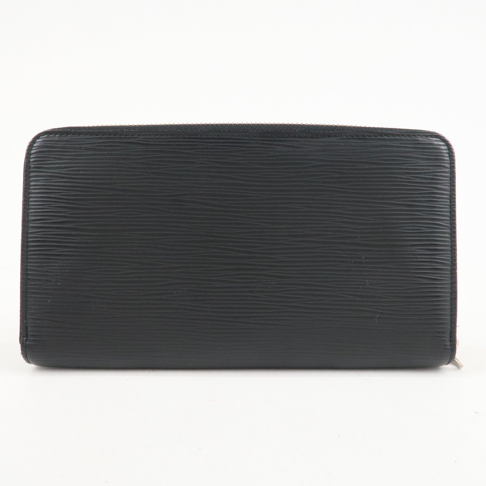 Louis Vuitton Epi Zippy Organizer Wallet Black Noir M63852 Used