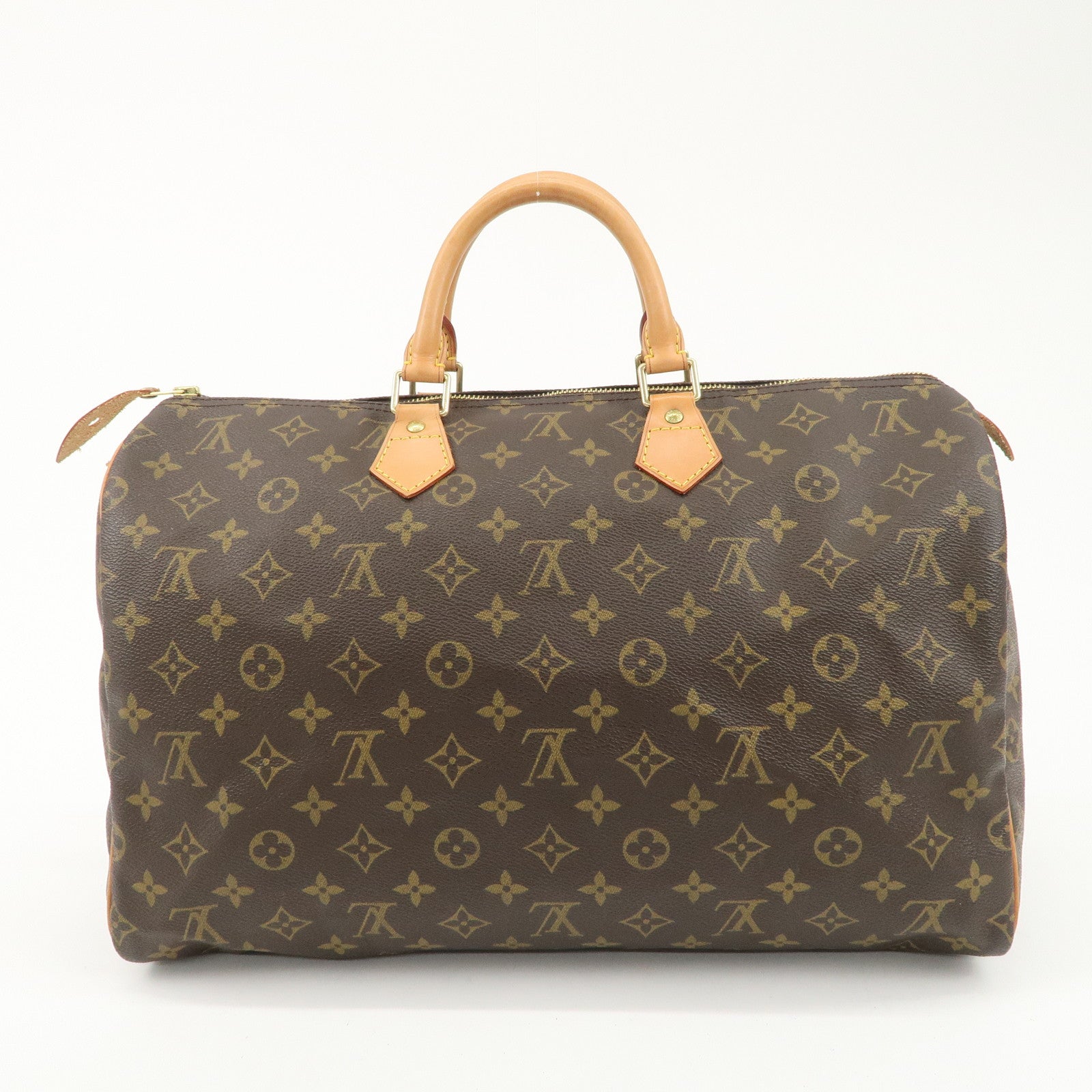 Louis Vuitton Monogram Speedy 40 Hand Bag Boston Bag M41522 Used