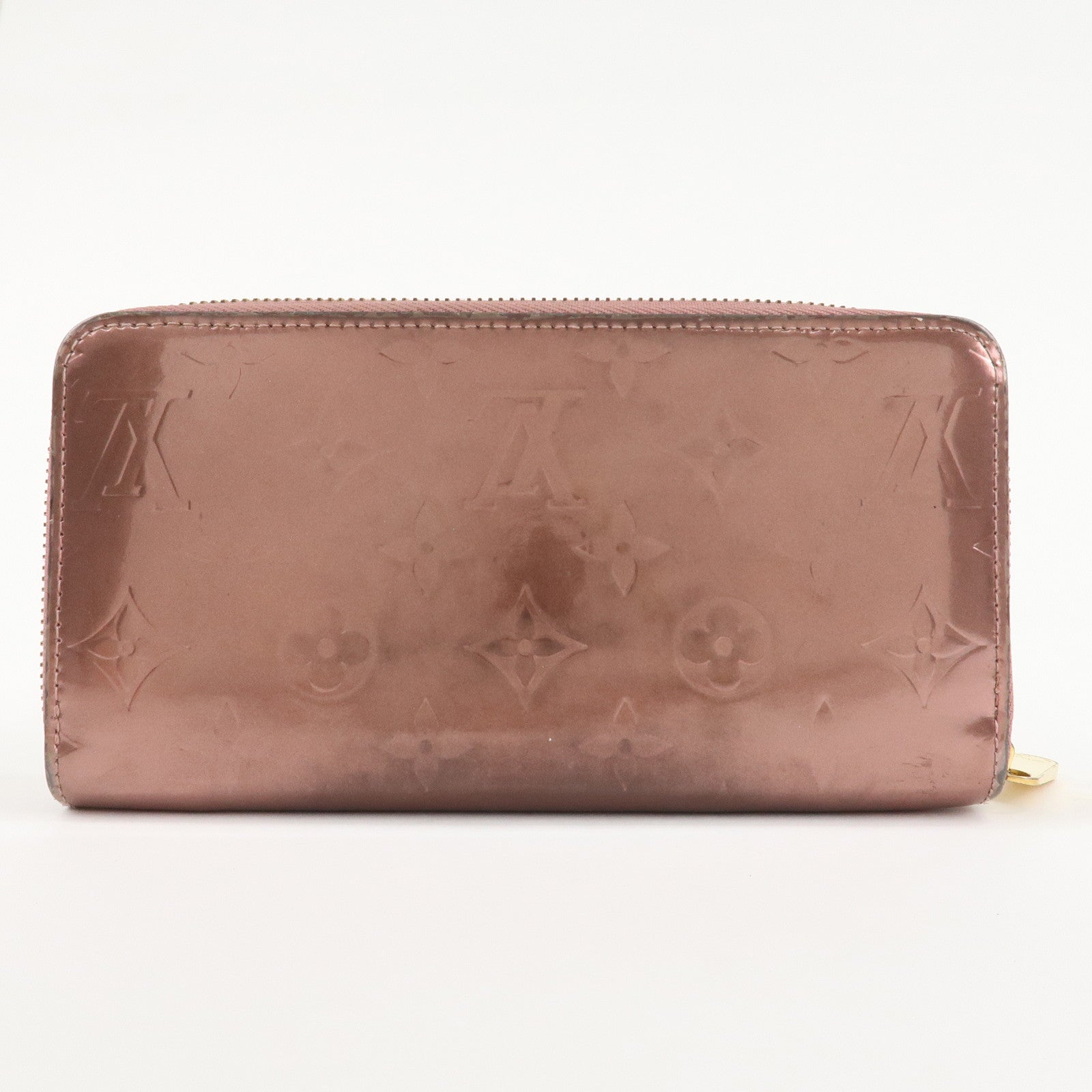 Louis Vuitton Monogram Vernis Zippy Long Wallet Used