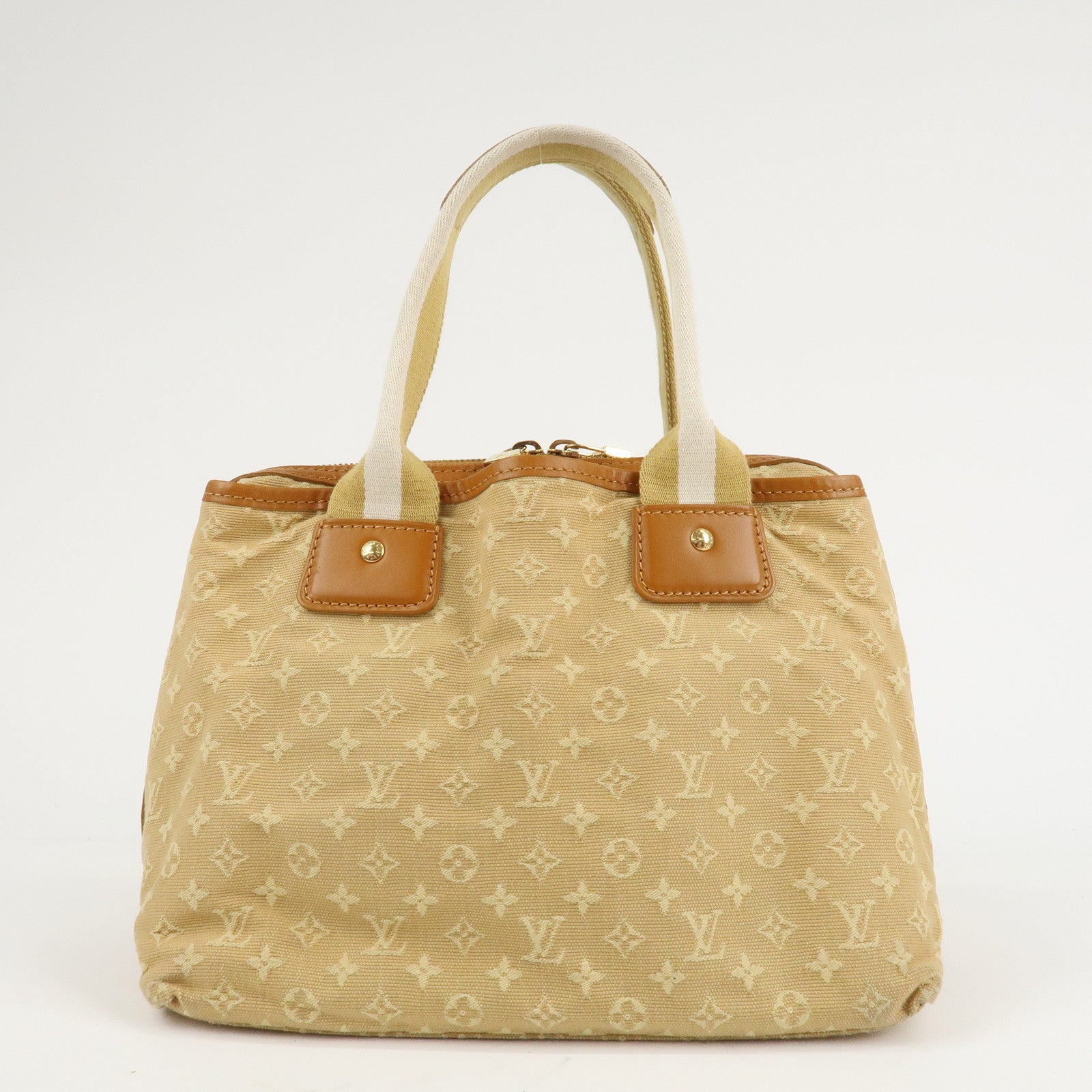 Louis Vuitton Monogram Mini Sac Mary Kate Hand Bag Beige M92508 Used