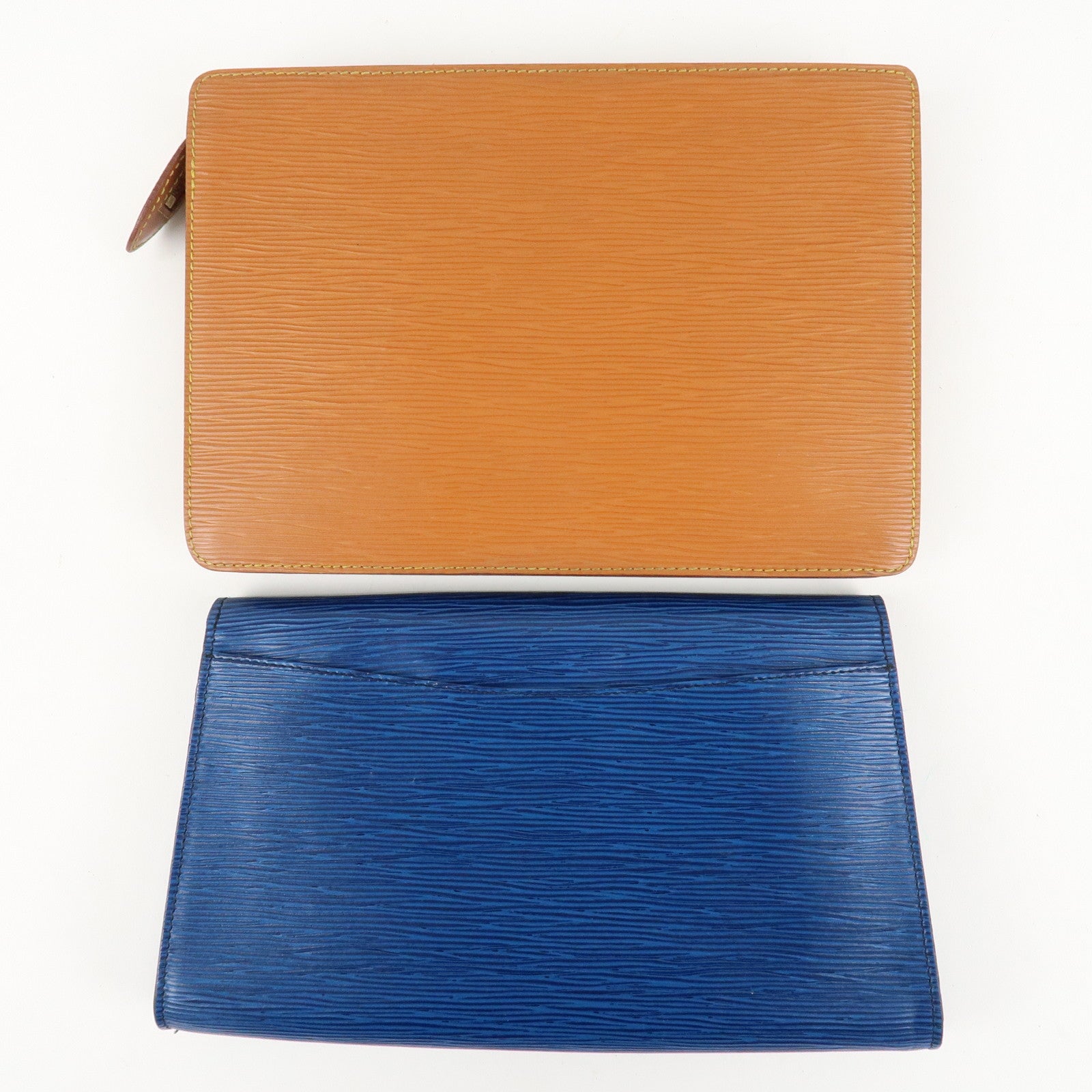 Louis Vuitton Epi Set of 2 Pochette Homme Art Deco M52528 M52635 Used