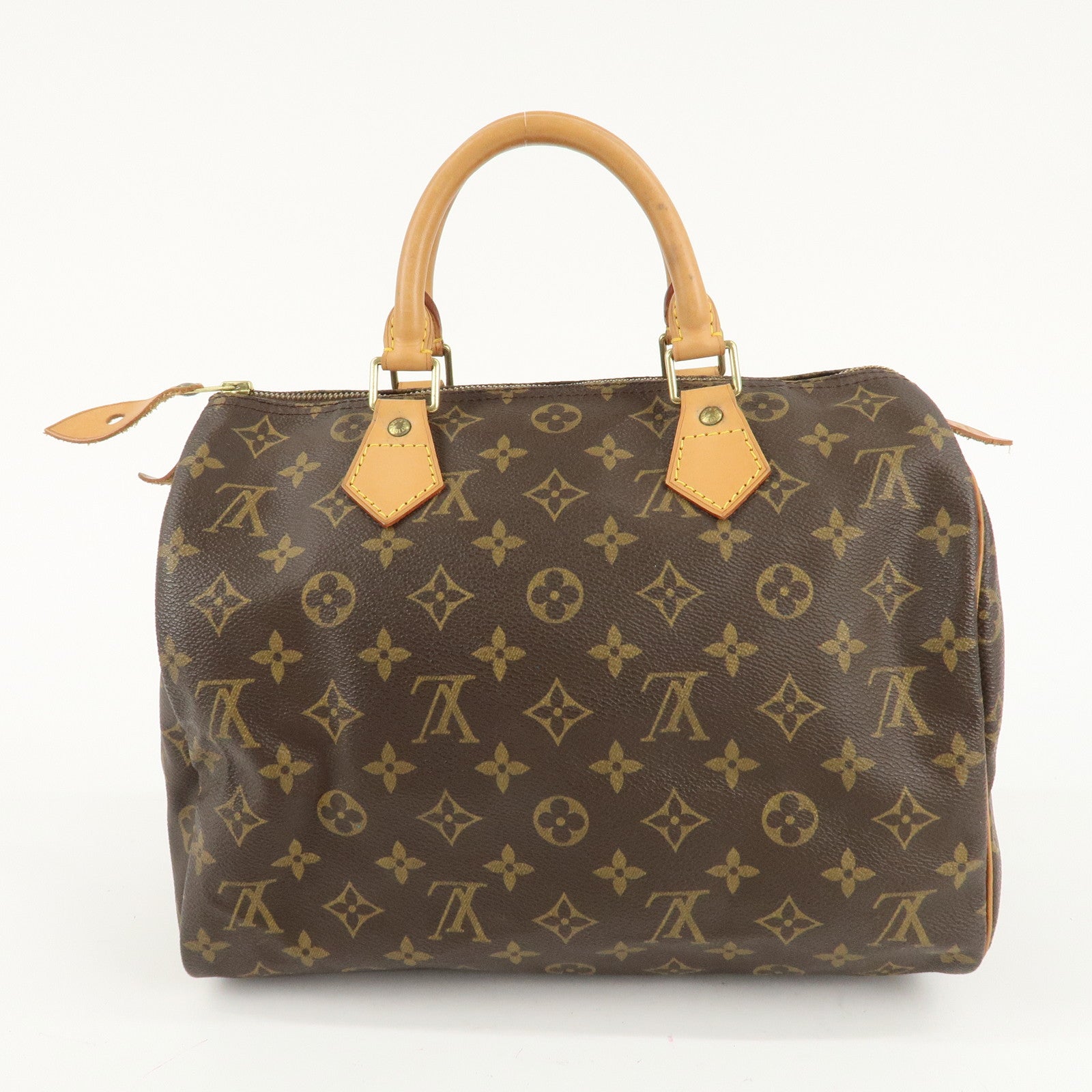 Louis Vuitton Monogram Speedy 30 Hand Bag Boston Bag M41526 Used