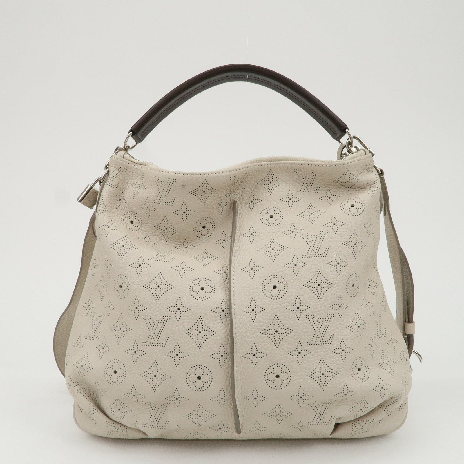 Louis Vuitton Monogram Mahina Selene PM Shoulder Bag Blanc M94275 Used