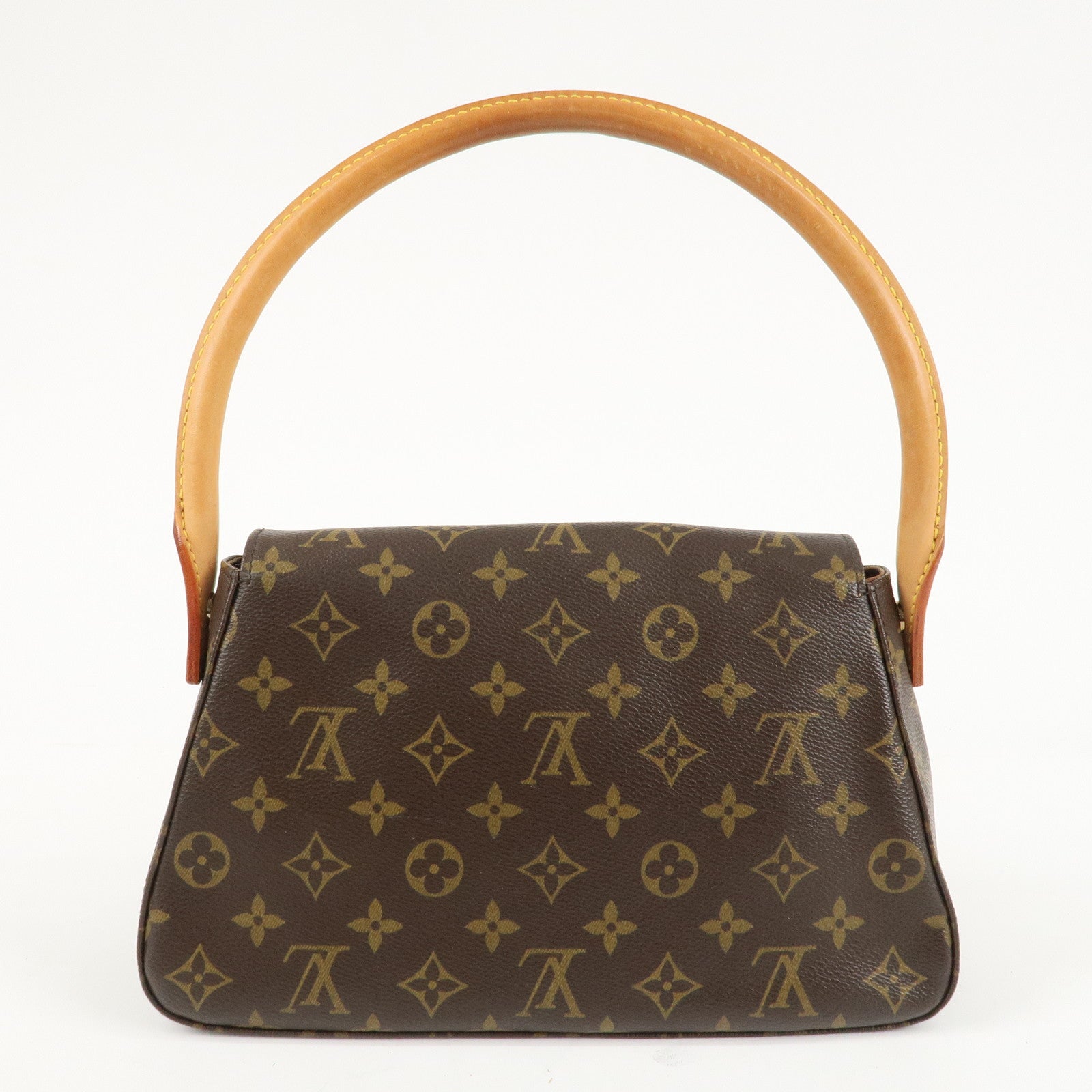 Louis Vuitton Monogram Mini Looping Shoulder Bag Hand Bag M51147 Used