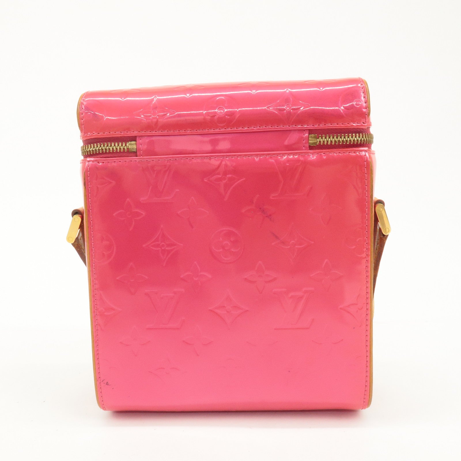 Louis Vuitton Monogram Vernis Sullivan Vertical Fuchsia M91259 Used