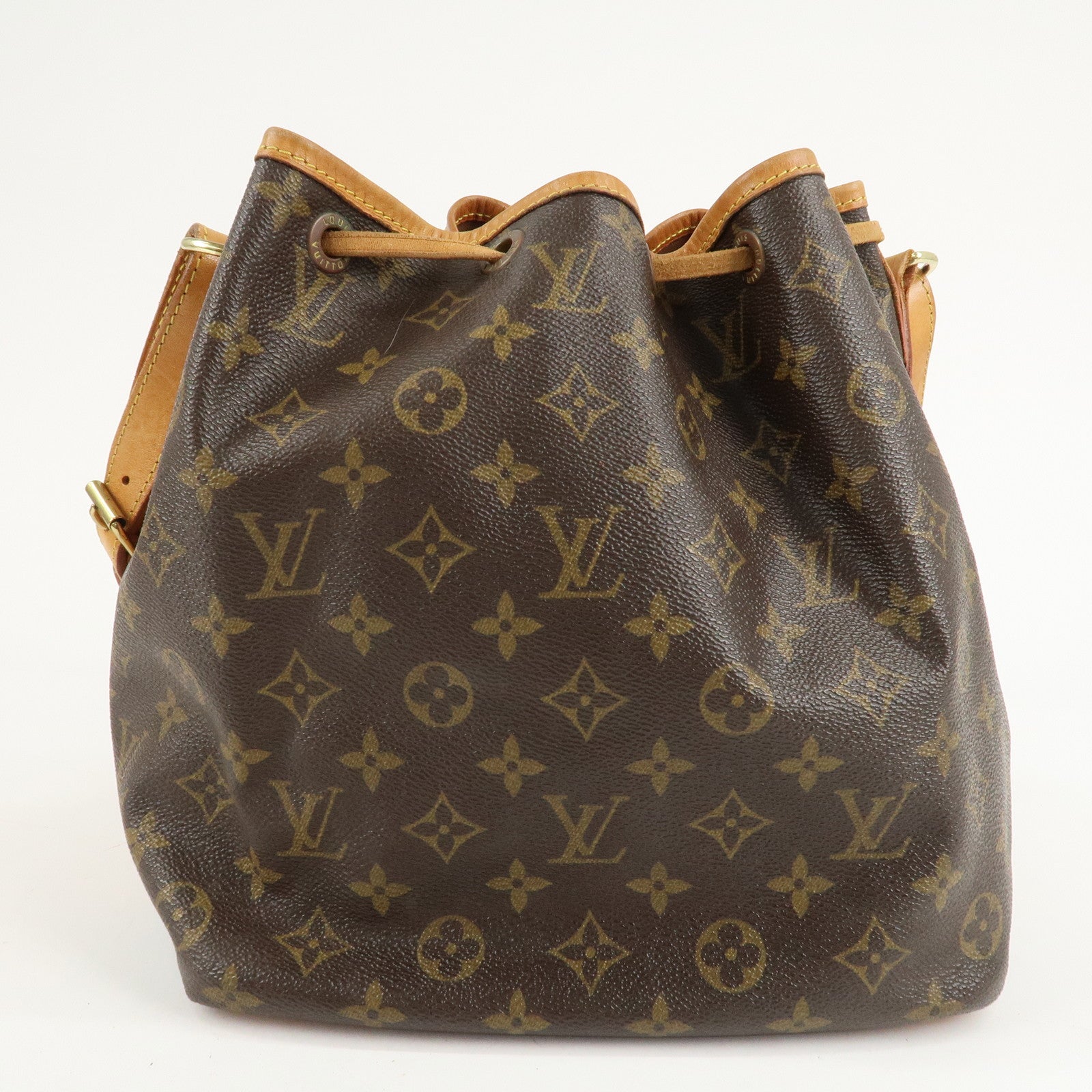 Louis Vuitton Monogram Petit Noe Shoulder Bag Brown M42226 Used