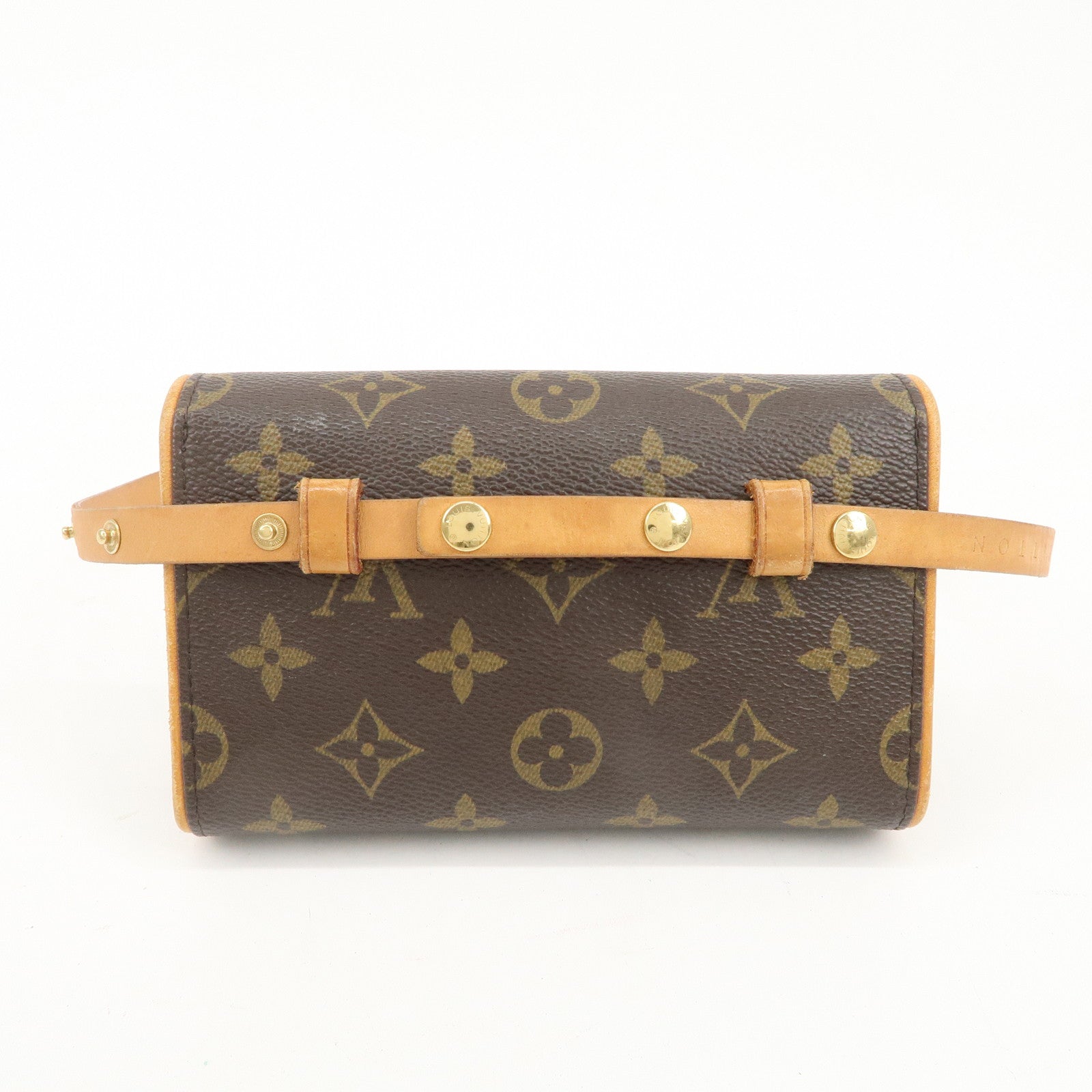 Louis Vuitton Monogram Pochette Florentine Waist Bag BeltXS M51855 Used