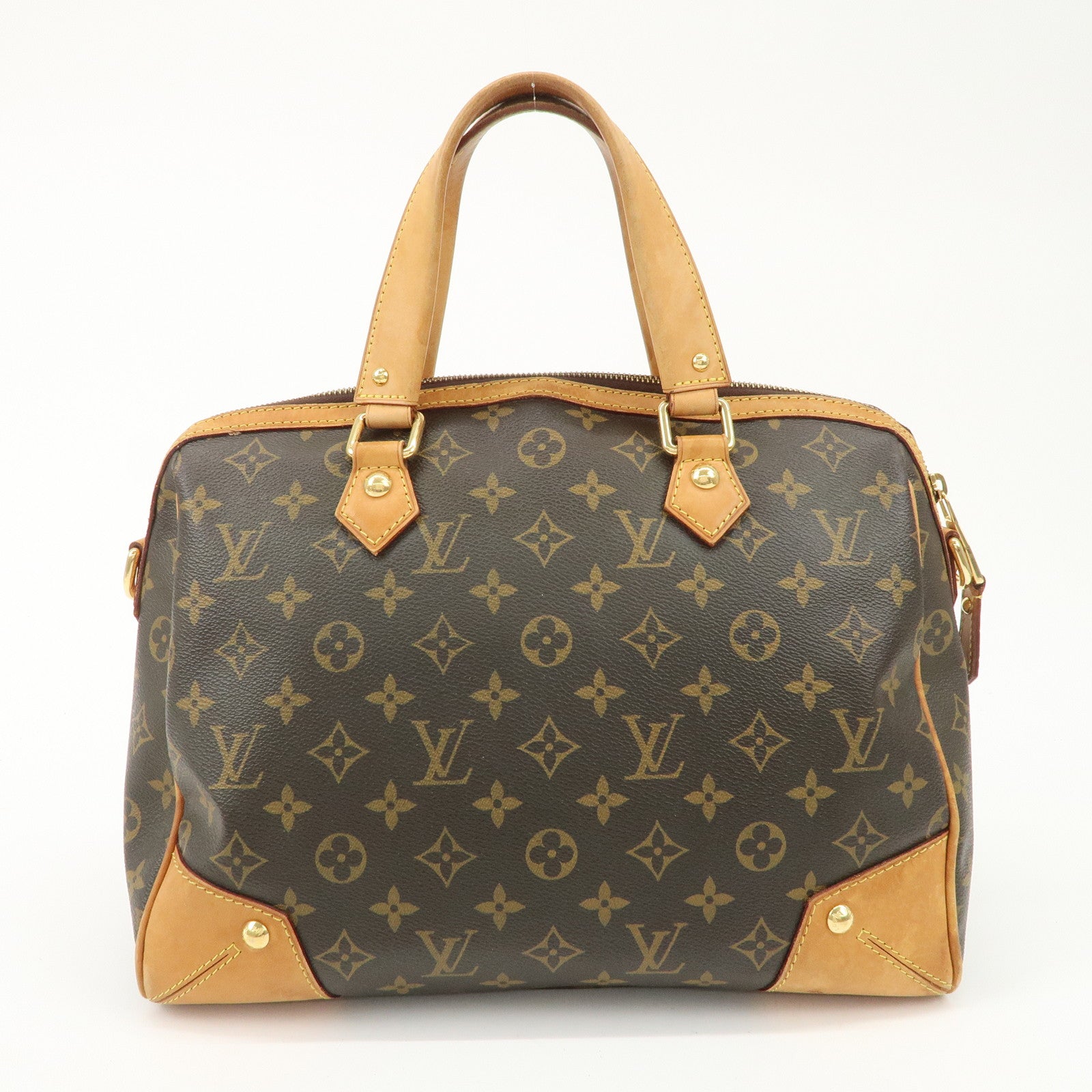 Louis Vuitton Monogram Retiro PM 2Way Bag Hand Bag M40325 Used