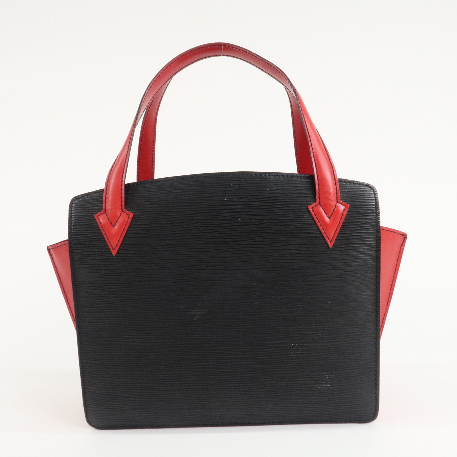 Louis Vuitton Epi Varennes Hand Bag Noir Red M52387 Used