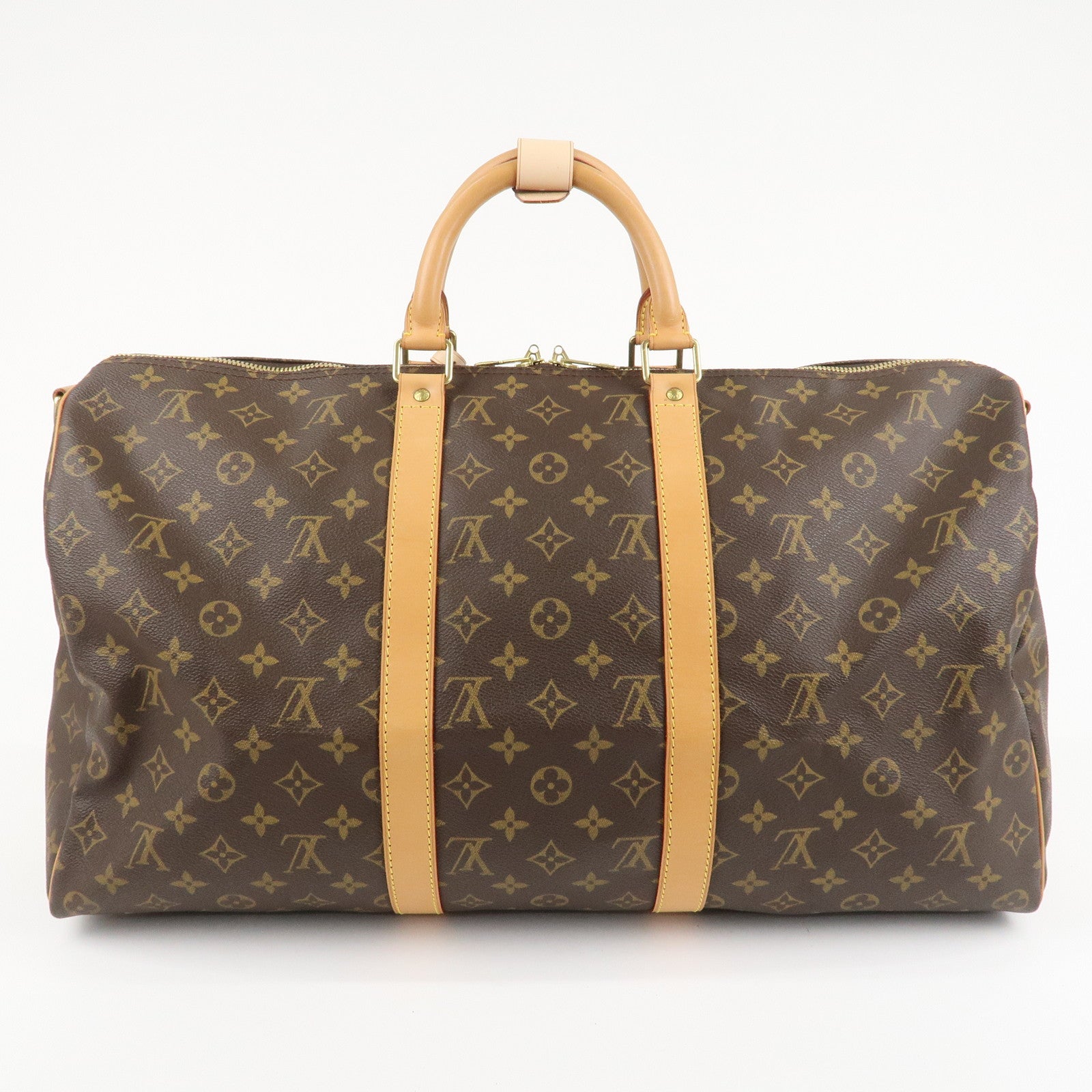 Louis Vuitton Monogram Keep All Bandouliere 50 Boston Bag M41416 Used