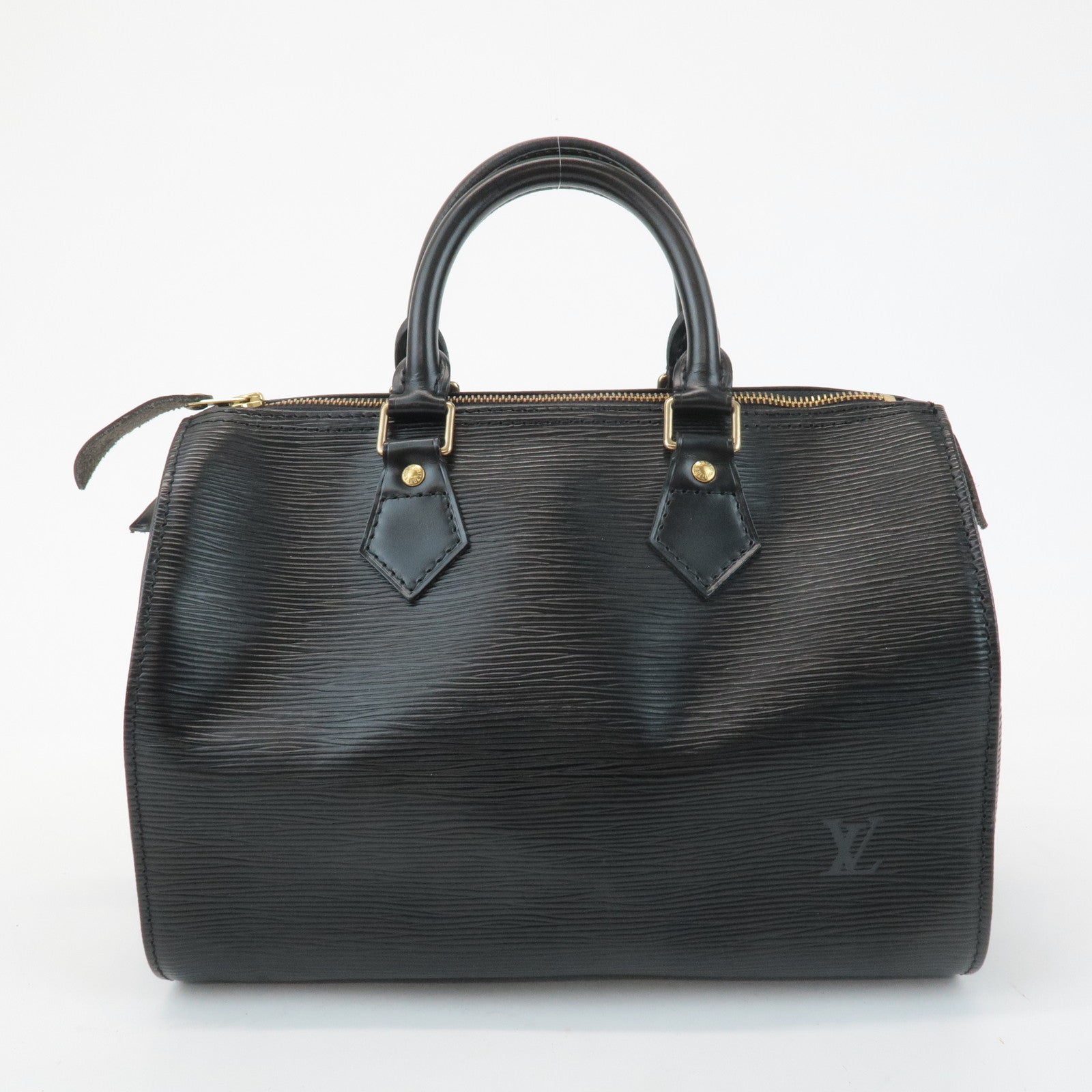 Louis Vuitton Epi Speedy 25 Boston Bag Hand Bag Noir M43012 Used