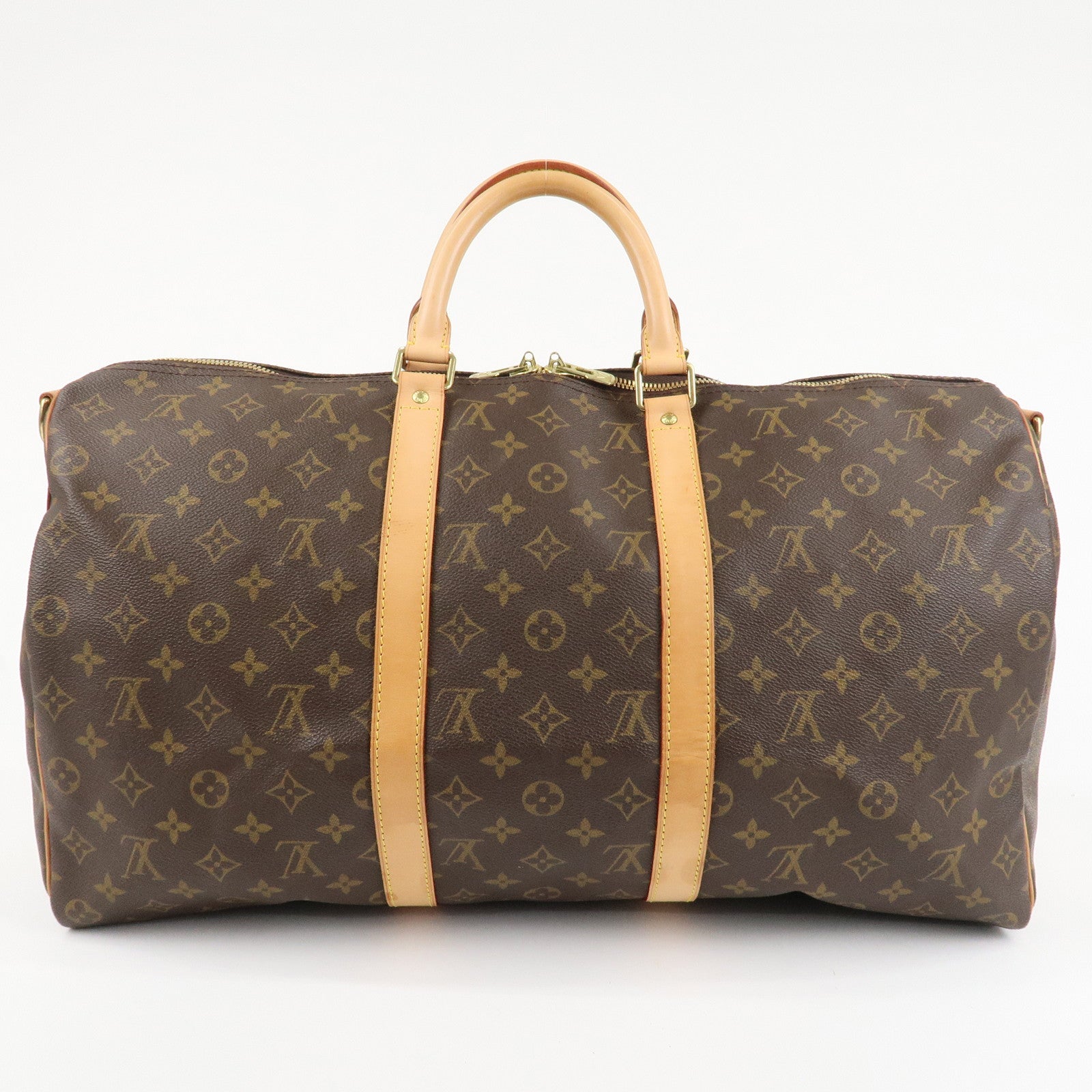 Louis Vuitton Monogram Keep All Bandouliere 50 Boston Bag M41416 Used