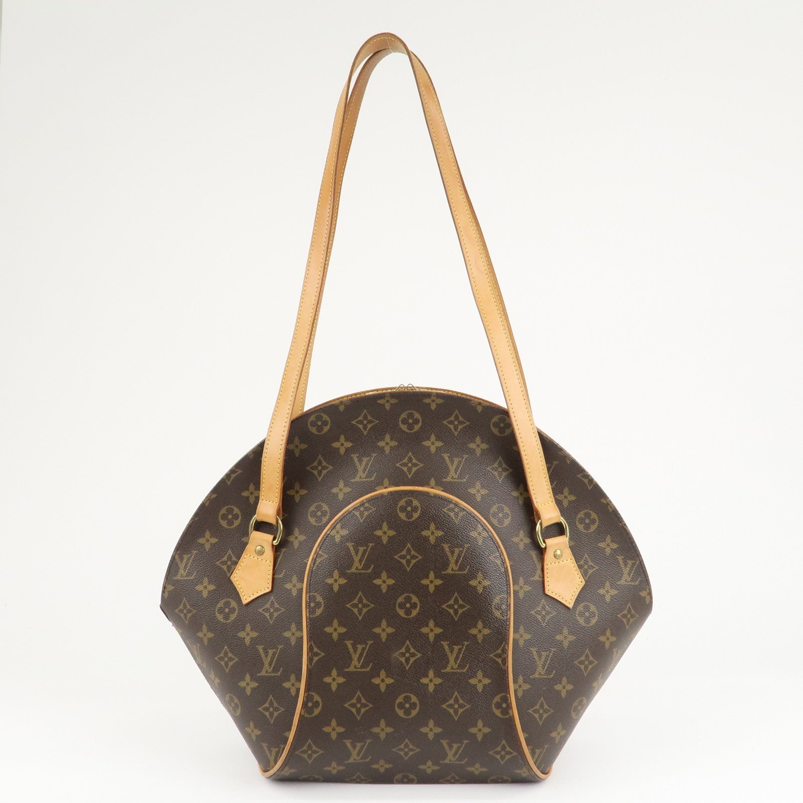 Louis Vuitton Monogram Ellipse Shopping Shoulder Bag Brown M51128 Used