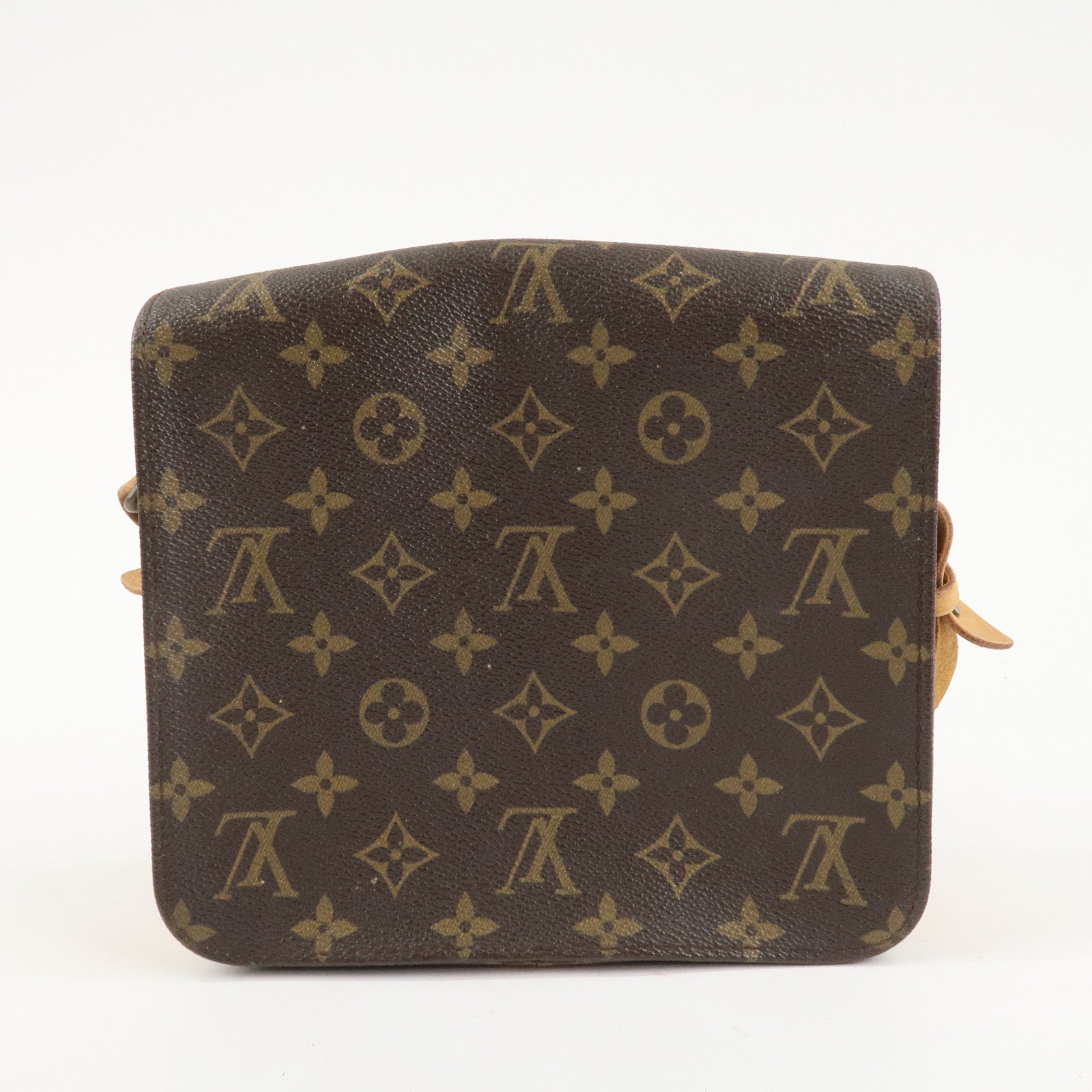 Louis Vuitton Monogram Cartouchiere 22 Shoulder Bag M51253 Used