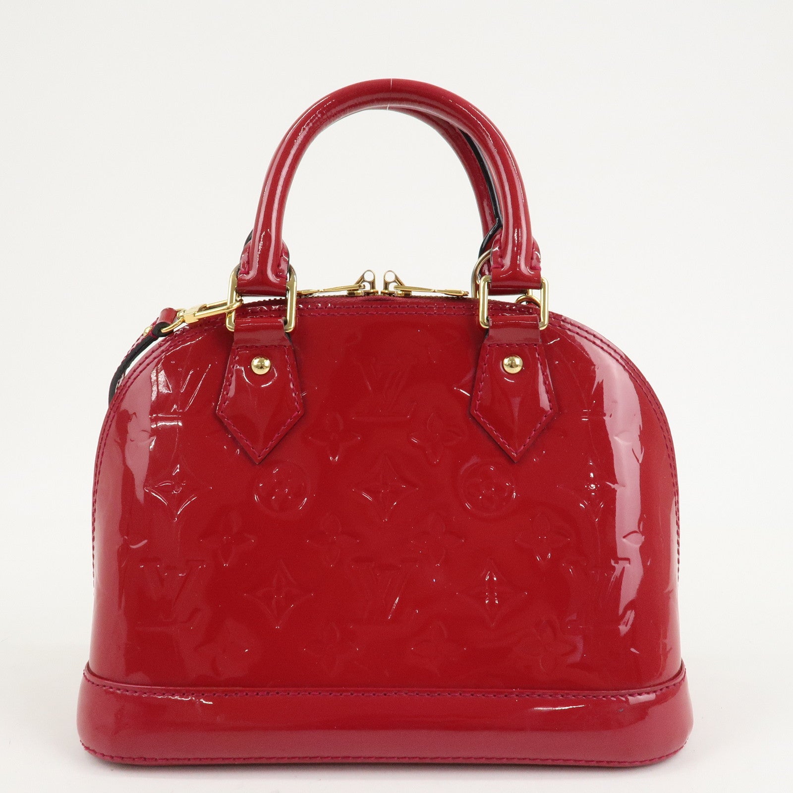 Louis Vuitton Monogram Vernis Alma BB 2Way Bag Rose Indien M91771 Used