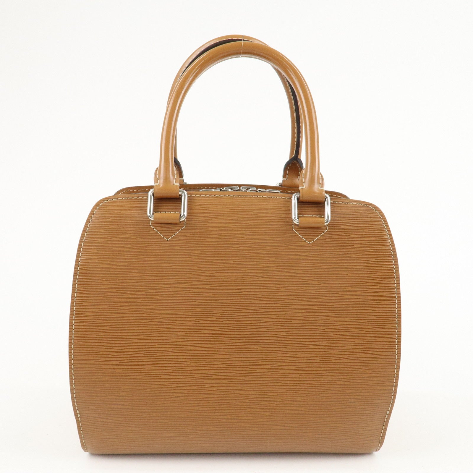 Louis Vuitton Epi Pont Neuf Hand Bag Zipang Gold M5205B Used