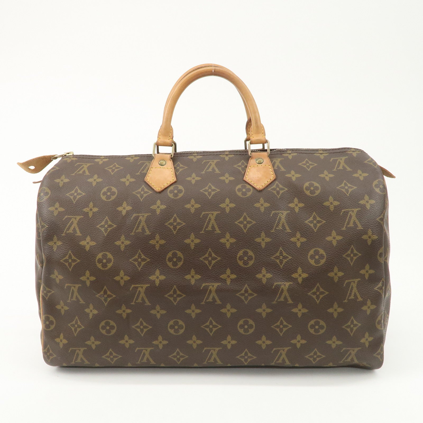 Louis Vuitton Monogram Speedy 40 Hand Bag Boston Bag M41522 Used