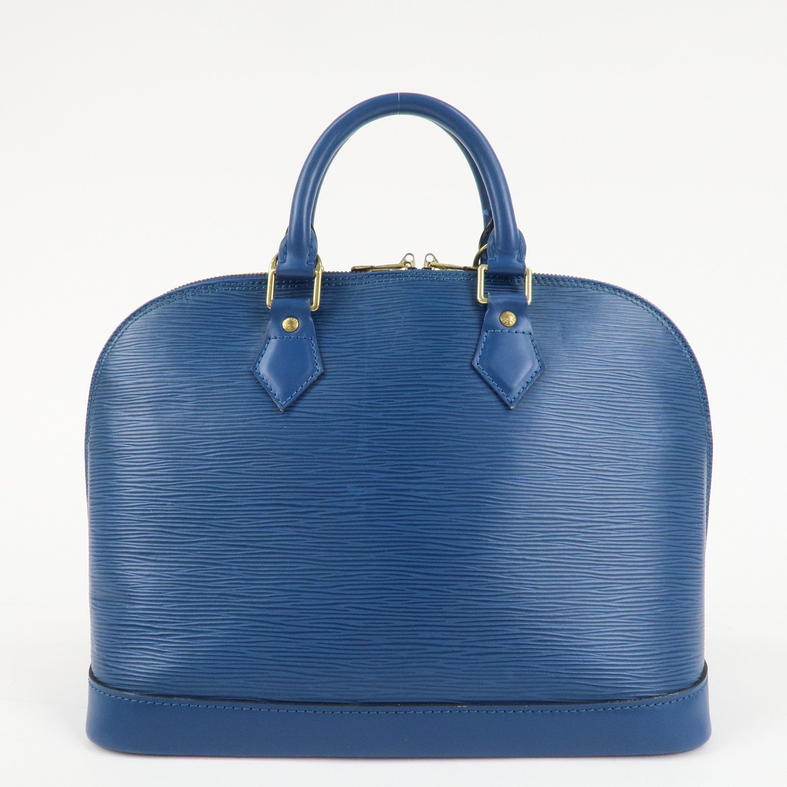 Louis Vuitton Epi Alma Hand Bag Toledo Blue M52145 Used