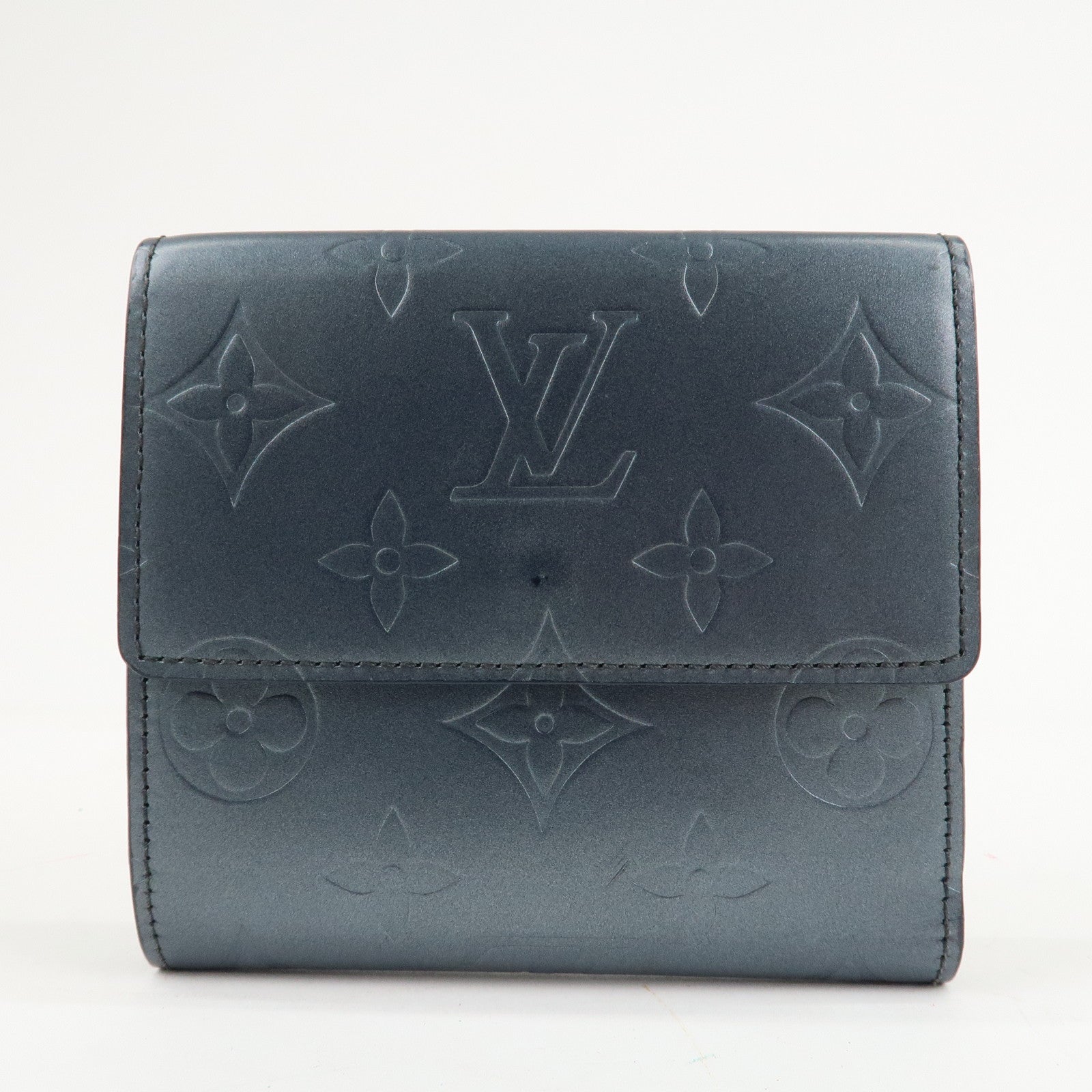 Louis Vuitton Monogram Matte Porte Monnaie Billets Credit M65115 Used