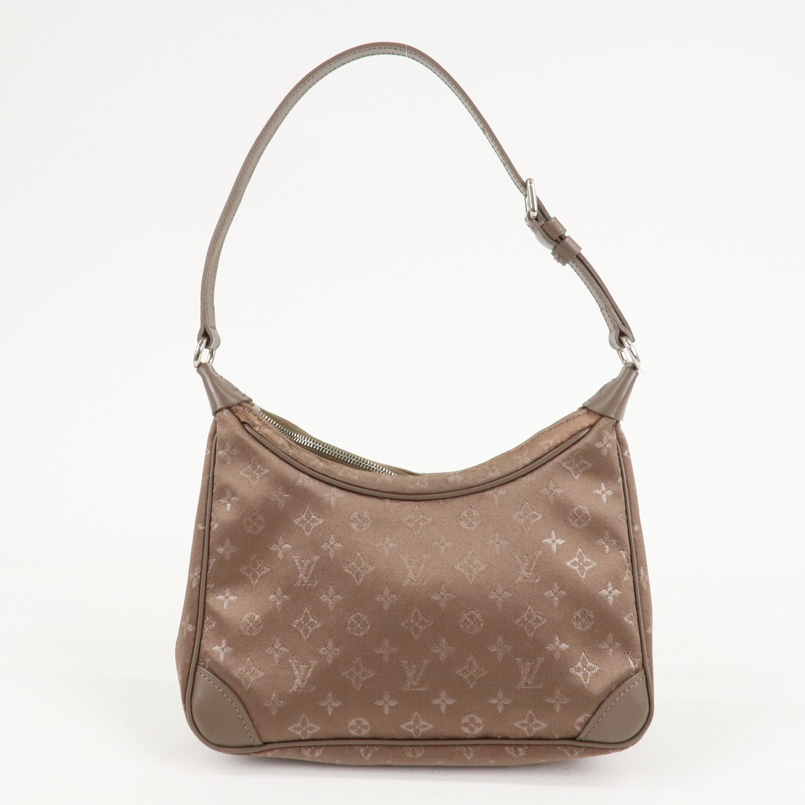 Louis Vuitton Monogram Satin Little Boulogne Hand Bag M92143 Used