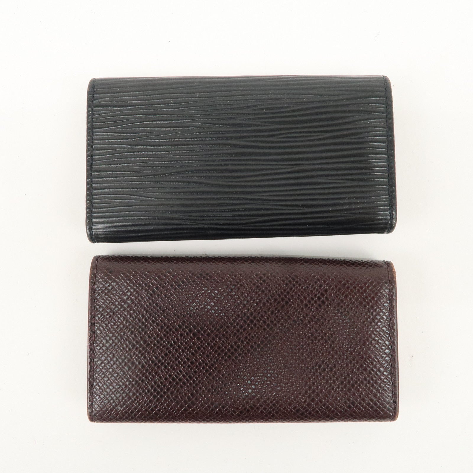 Louis Vuitton Epi Taiga Set of 2 Multicle 4 Key Case M63822 M30526 Used