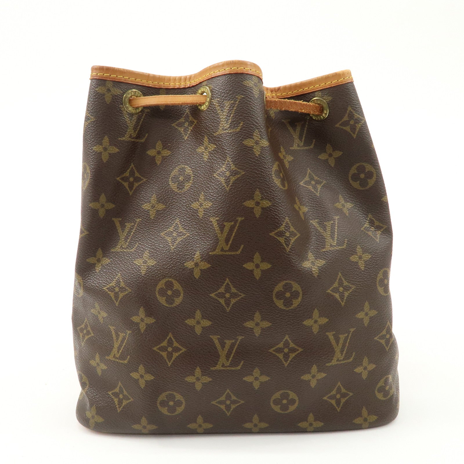 Louis Vuitton Monogram Petit Noe Shoulder Bag Brown M42226 Used