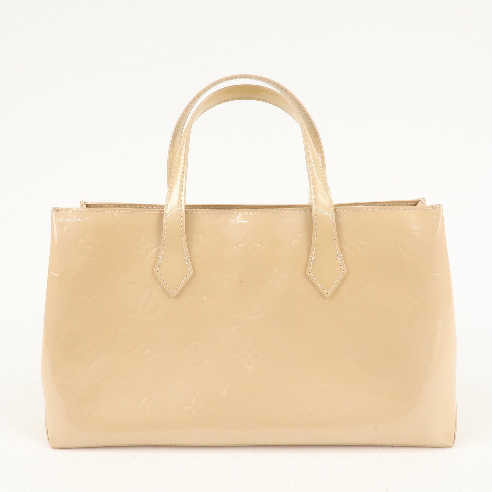 Louis Vuitton Monogram Vernis Wilshire PM Hand Bag M91642 Used