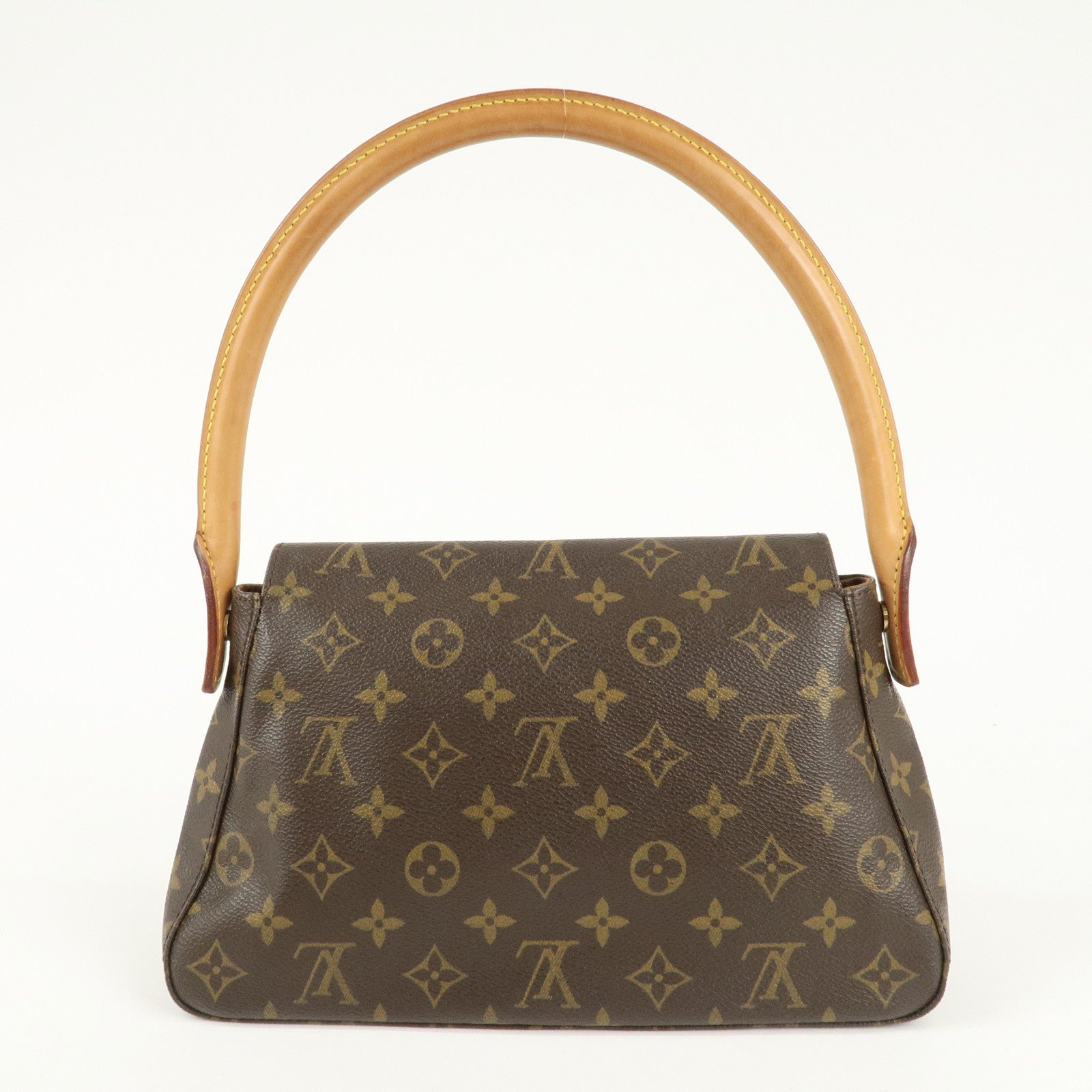 Louis Vuitton Monogram Mini Looping Shoulder Bag Hand Bag M51147 Used
