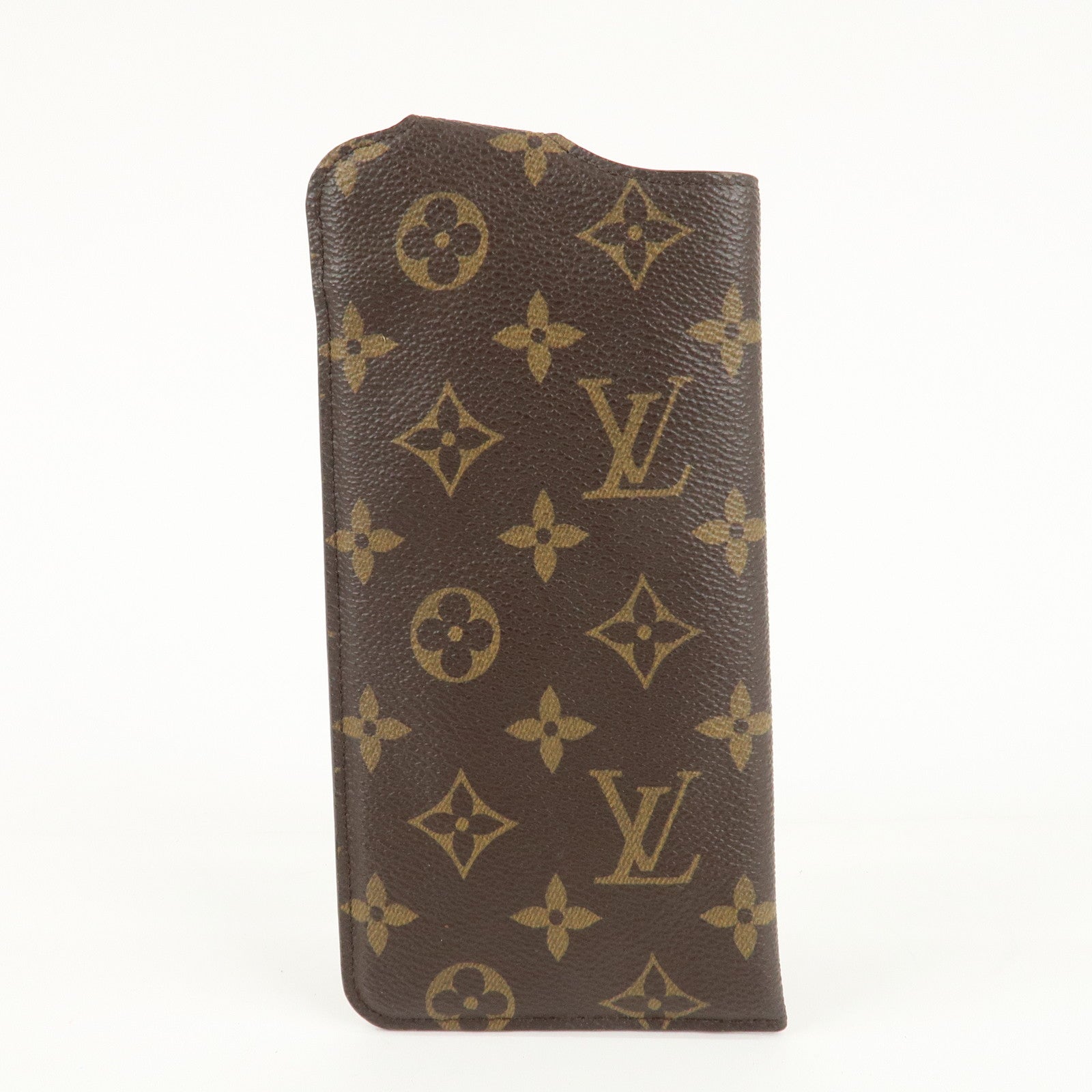 Louis Vuitton Monogram etui a lunettes MM Glasses Case M66544 Used