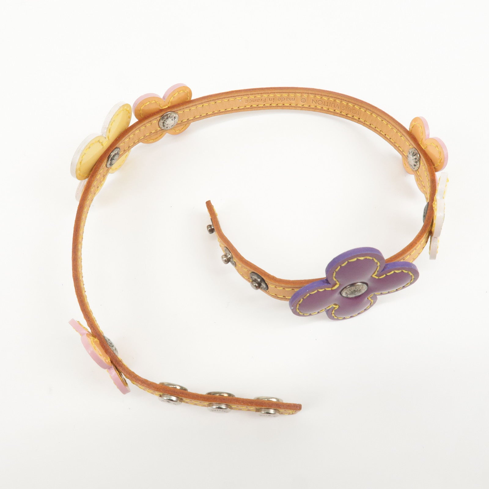 Louis Vuitton Monogram Vernis Flower Lexington Bracelet M92252 Used