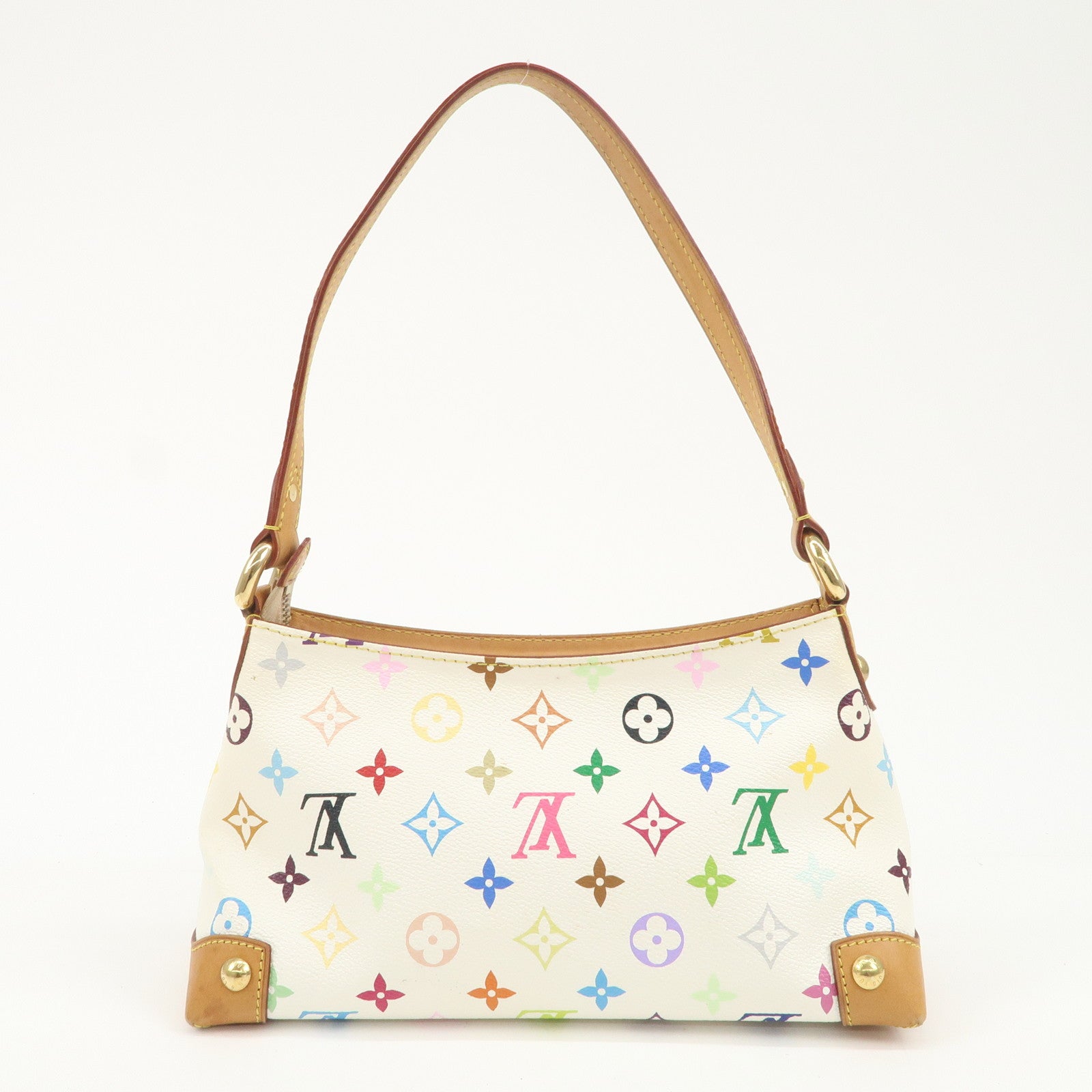 AuthLouis Vuitton Monogram Multicolor Eliza Shoulder Bag Blanc M40098 Used