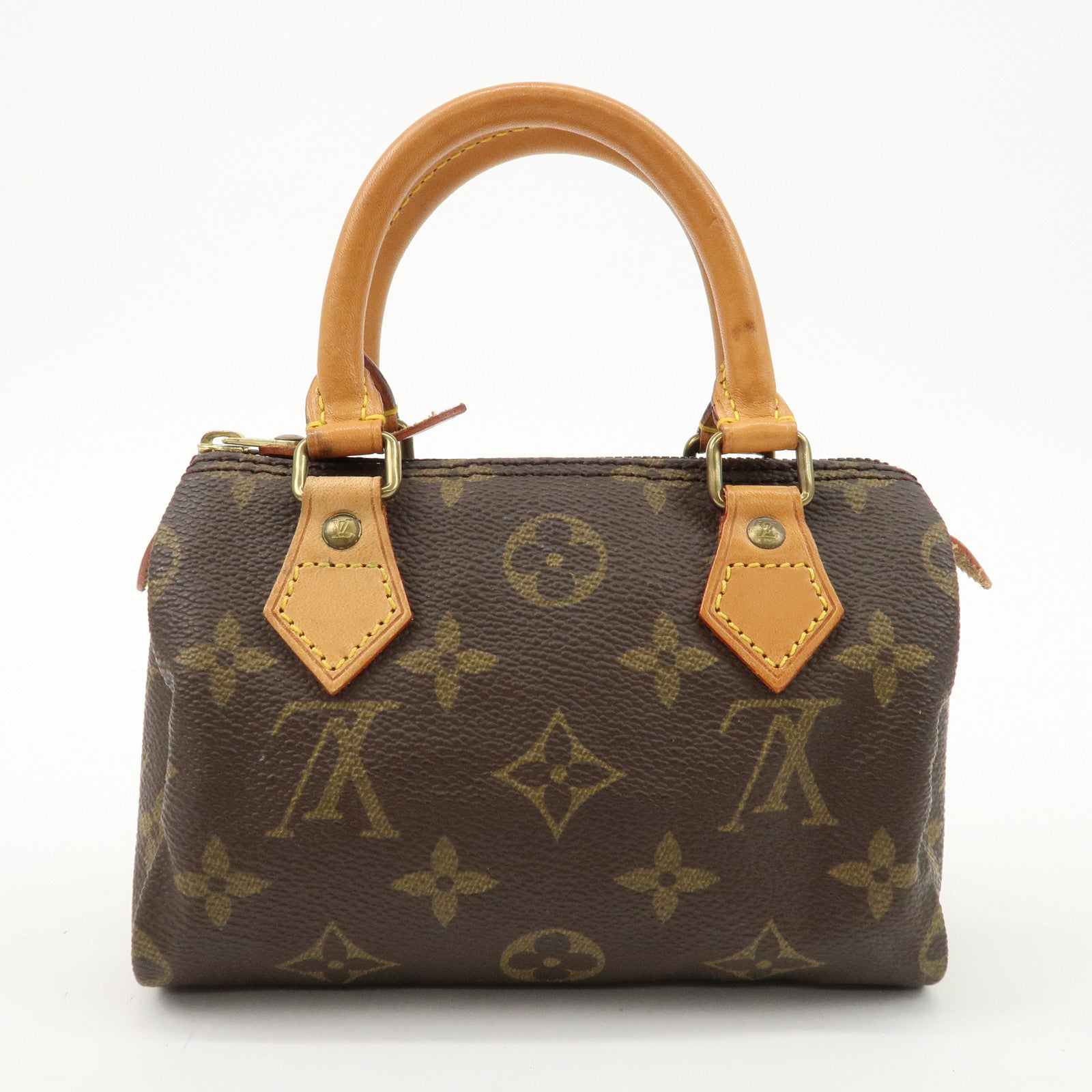 Louis Vuitton Monogram Mini Speedy & Strap M41534 J00145 Used