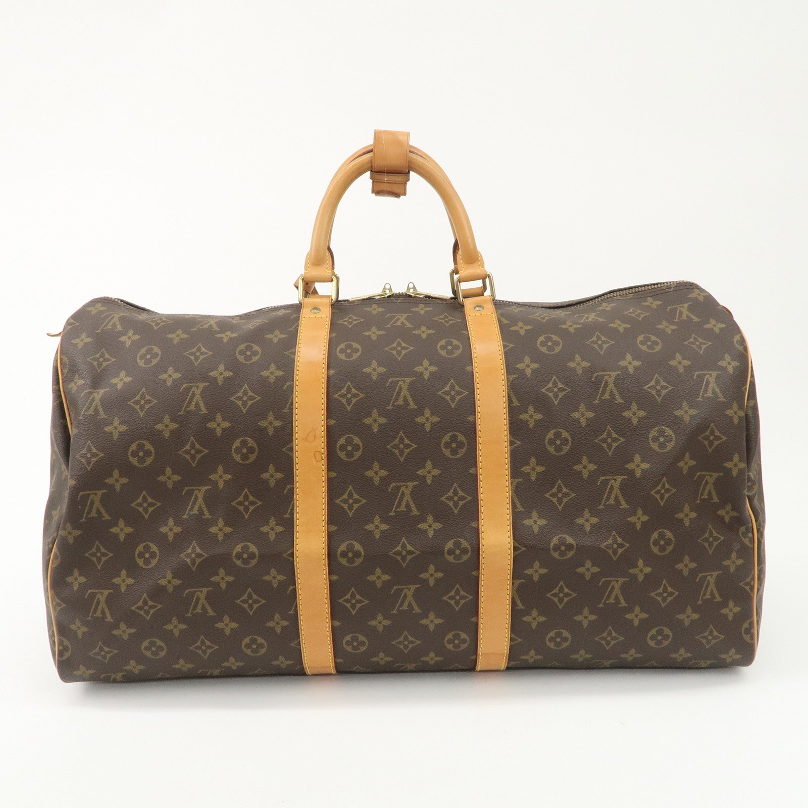 Louis Vuitton Monogram Keep All 55 Boston Bag Travel Bag M41424 Used
