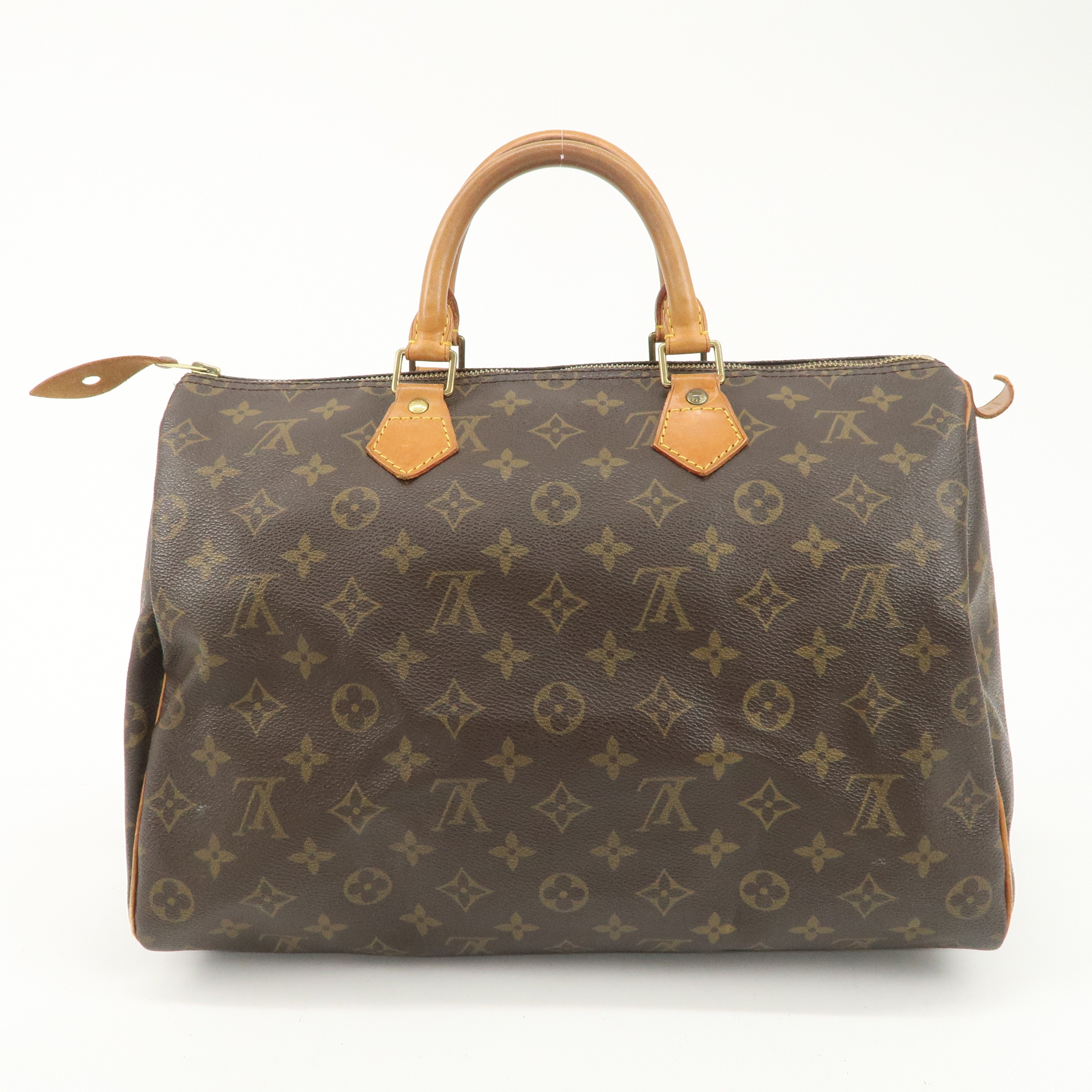 Louis Vuitton Monogram Speedy 35 Hand Bag Boston Bag M41524 Used