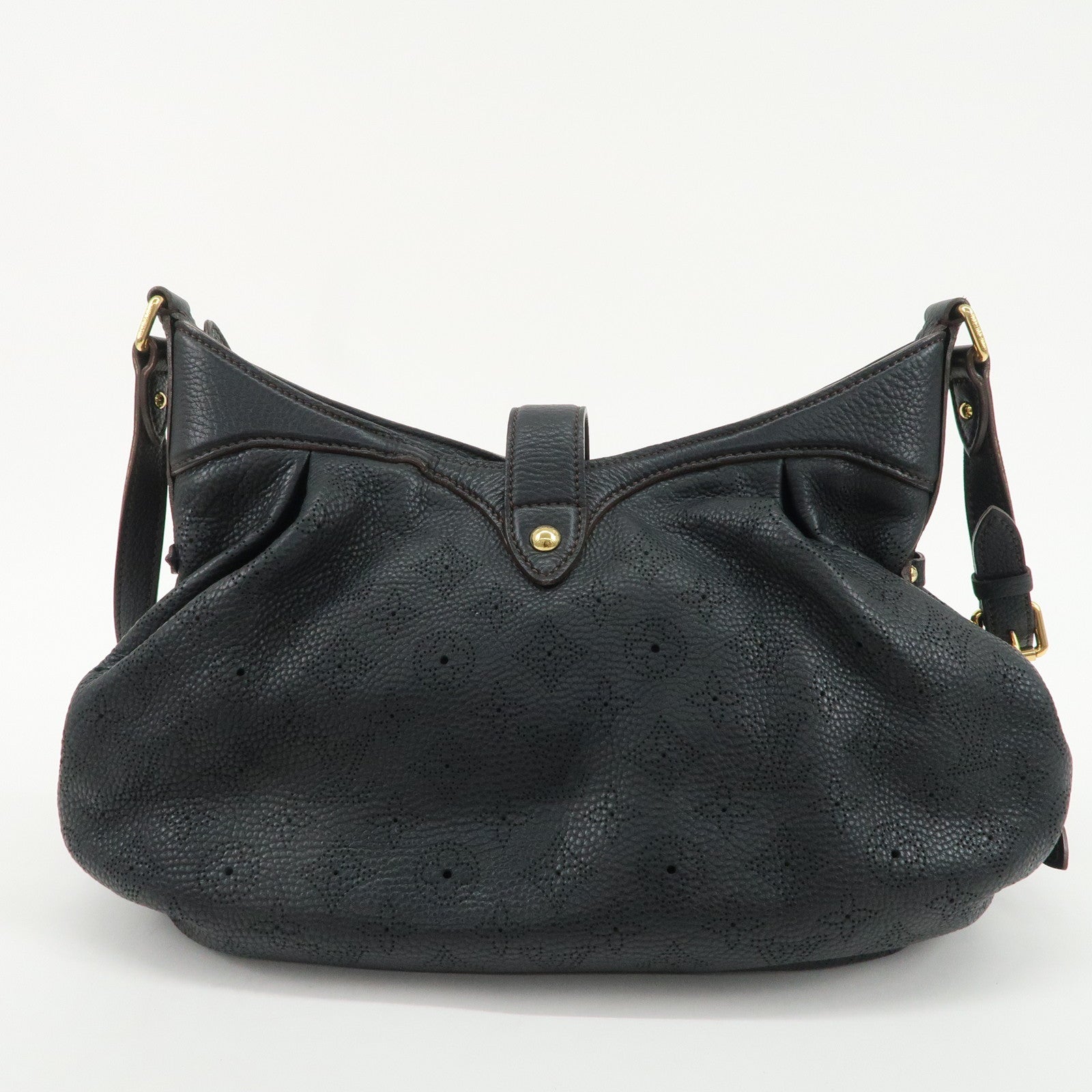 Louis Vuitton Monogram Mahina XS Shoulder Bag Black M95660 Used