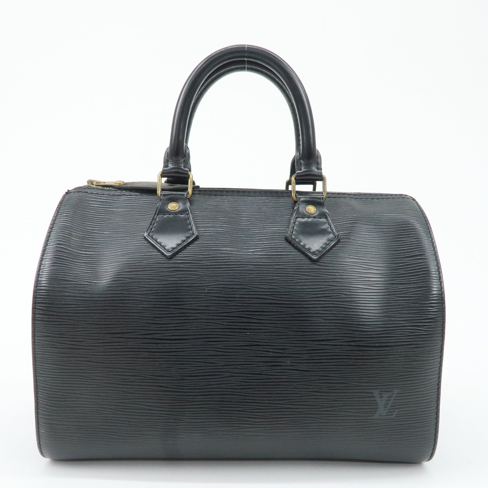 Louis Vuitton Epi Speedy 25 Boston Bag Hand Bag Noir Black M43012 Used